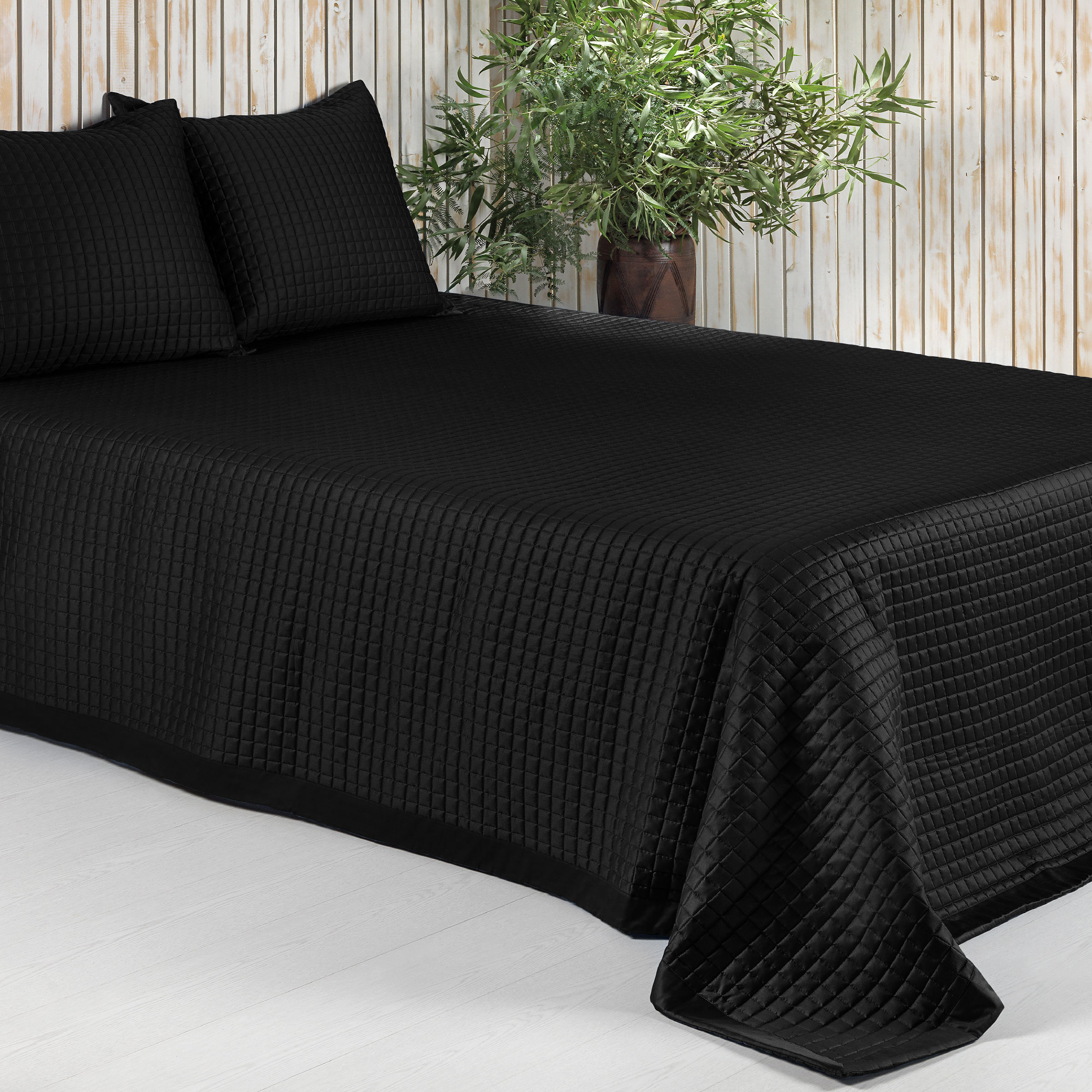Dommelin Sprei Chicago Satijn 300TC Zwart Dommelin Sprei Chicago Satijn 300TC Zwart