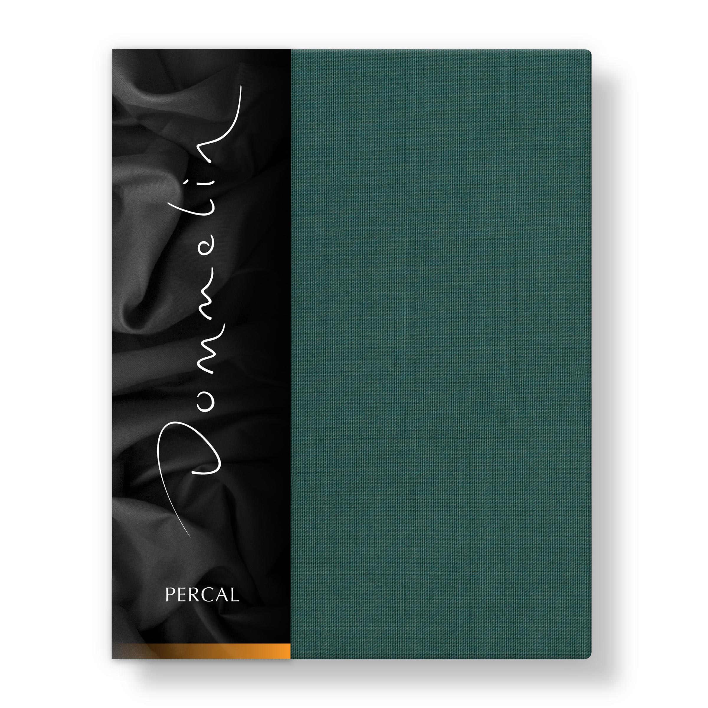 Dommelin Dubbel Split Topper Hoeslaken Percal 200TC Antiekgroen