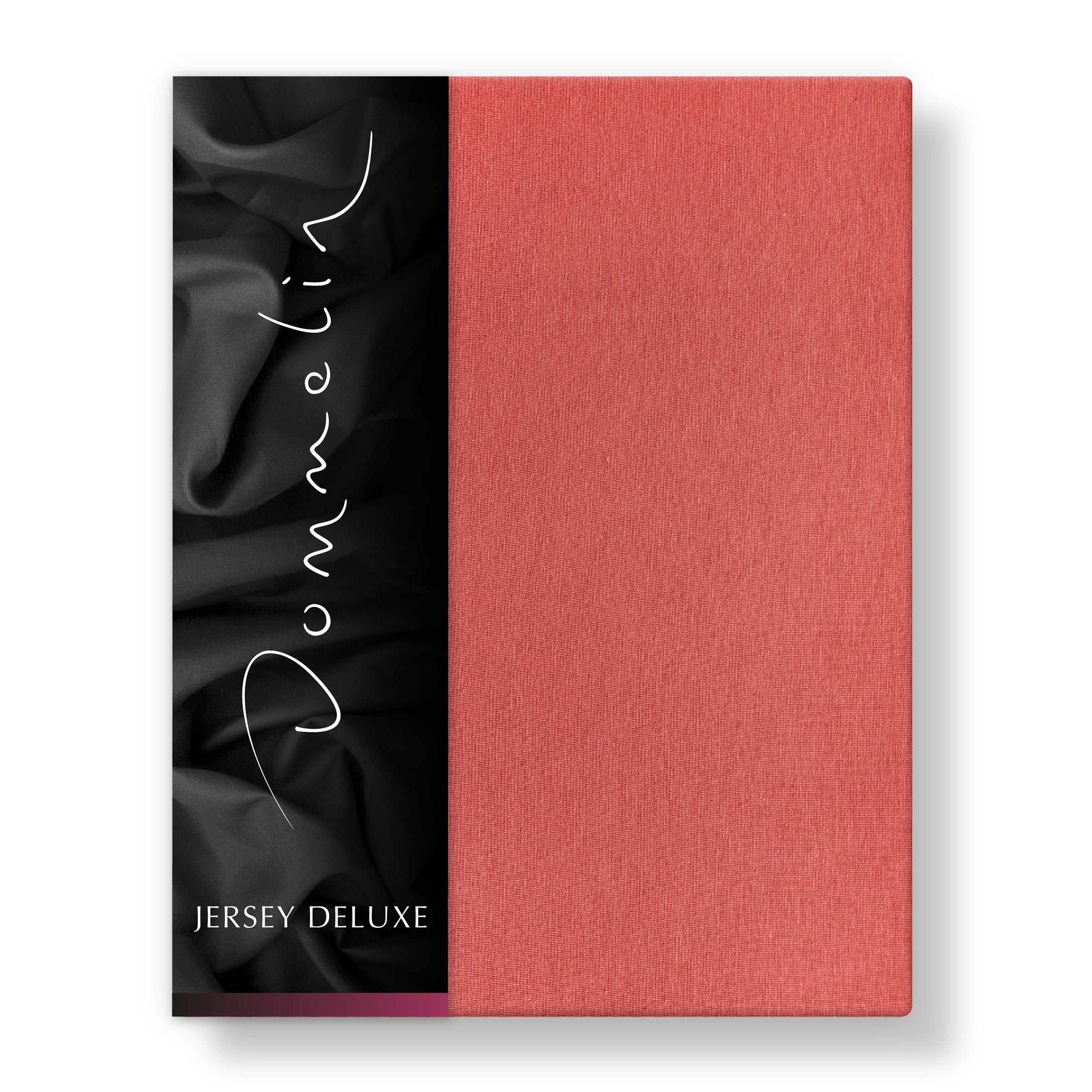 Dommelin Topper Hoeslaken Jersey Deluxe Koraal