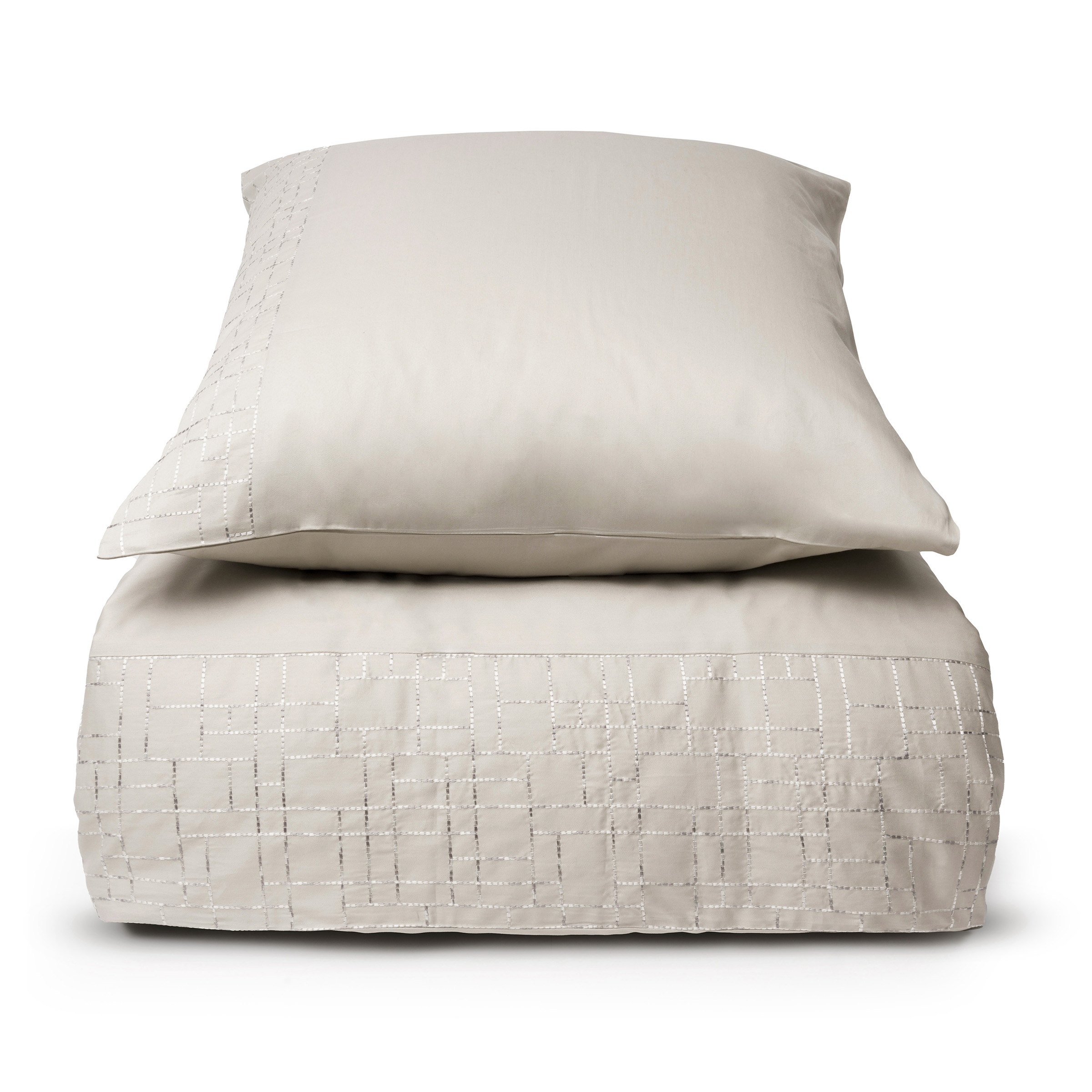 Mrs.Me Dekbedovertrekset Zen Satijn 300TC Beige Mrs.Me Dekbedovertrekset Zen Satijn 300TC Beige