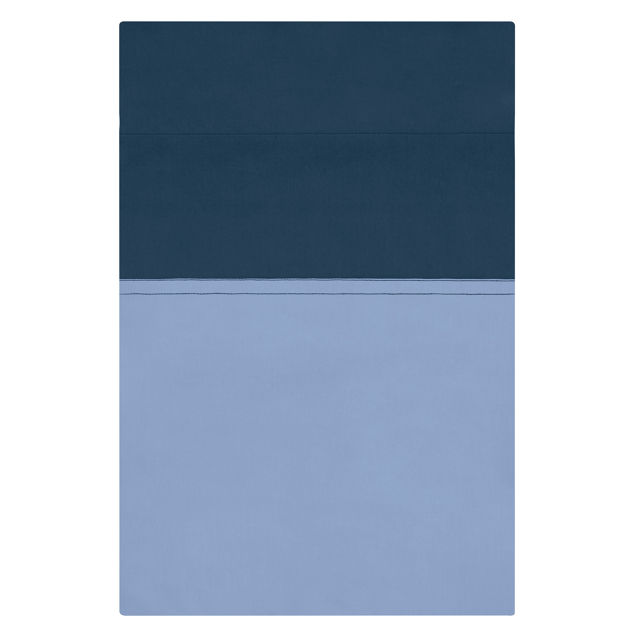 Essix Laken Rendez Vous Percal 200TC Bleu Olympe - Bleu Nuit Essix Laken Rendez Vous Percal 200TC Bleu Olympe - Bleu Nuit