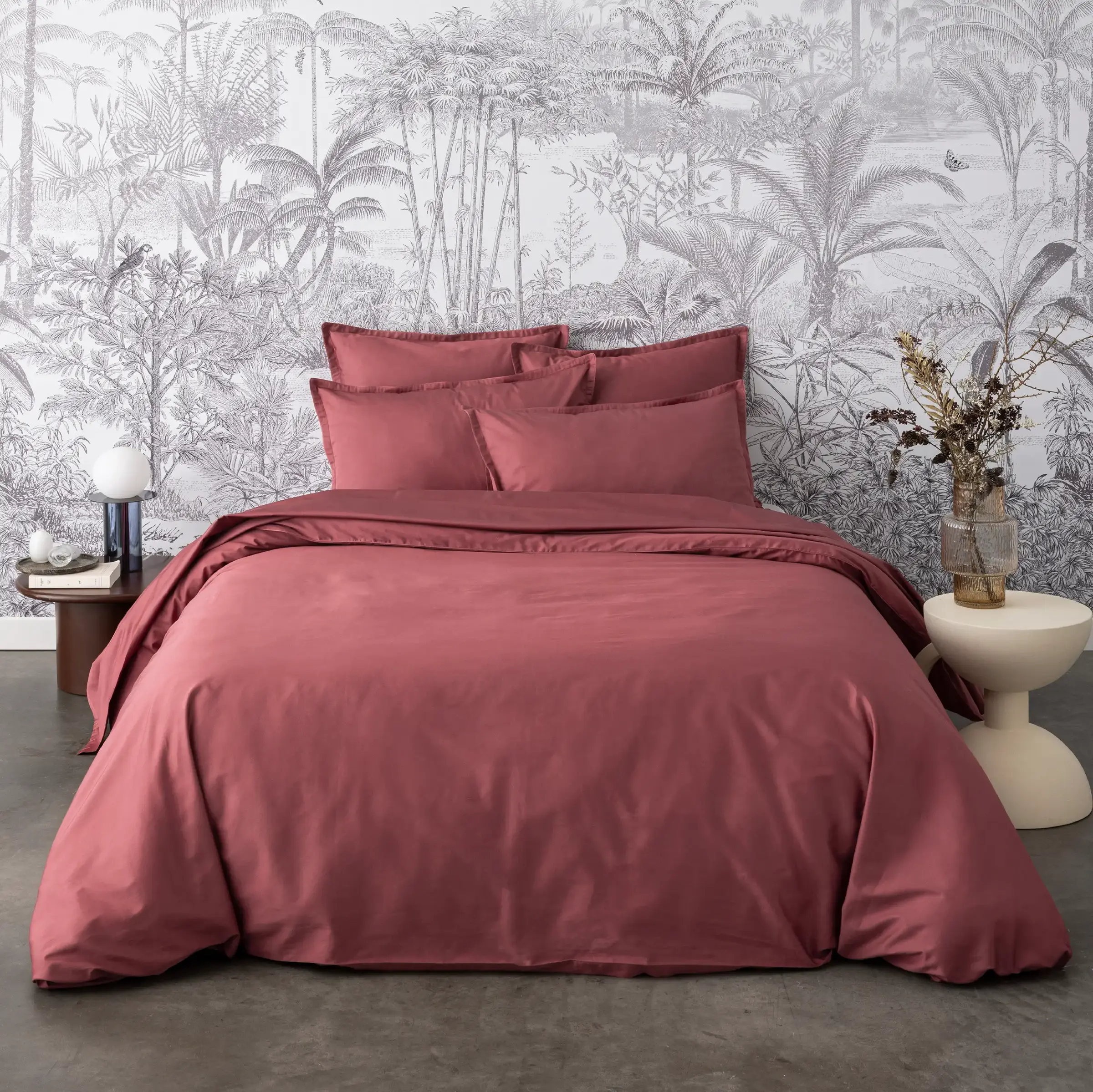 Alexandre Turpault Dekbedovertrek Set Teophile Organic Satijn 300TC Cosmos Flower Alexandre Turpault Dekbedovertrek Set Teophile Organic Satijn 300TC Cosmos Flower