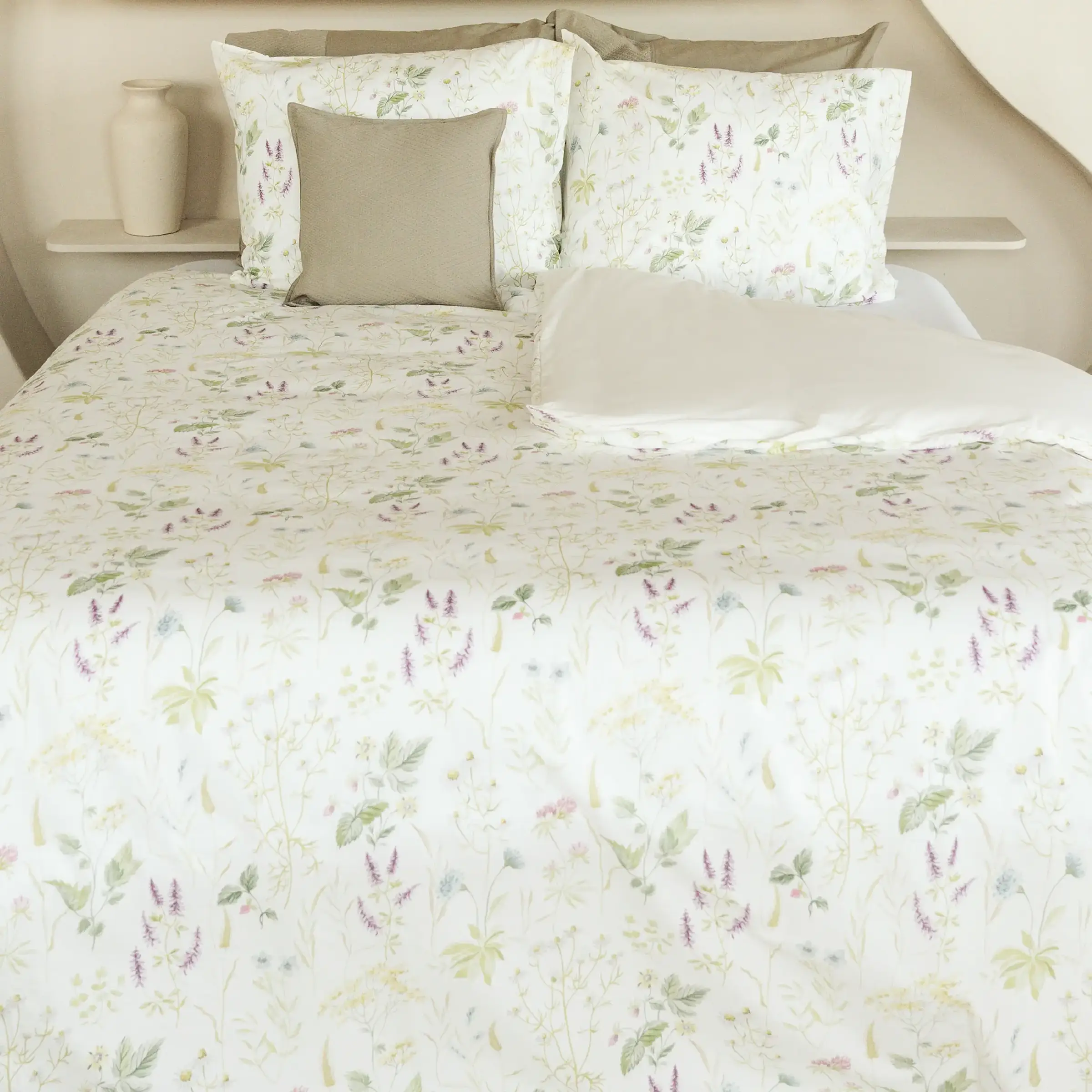 Dommelin Lakenset Nature Percal 200TC Groen Dommelin Lakenset Nature Percal 200TC Groen