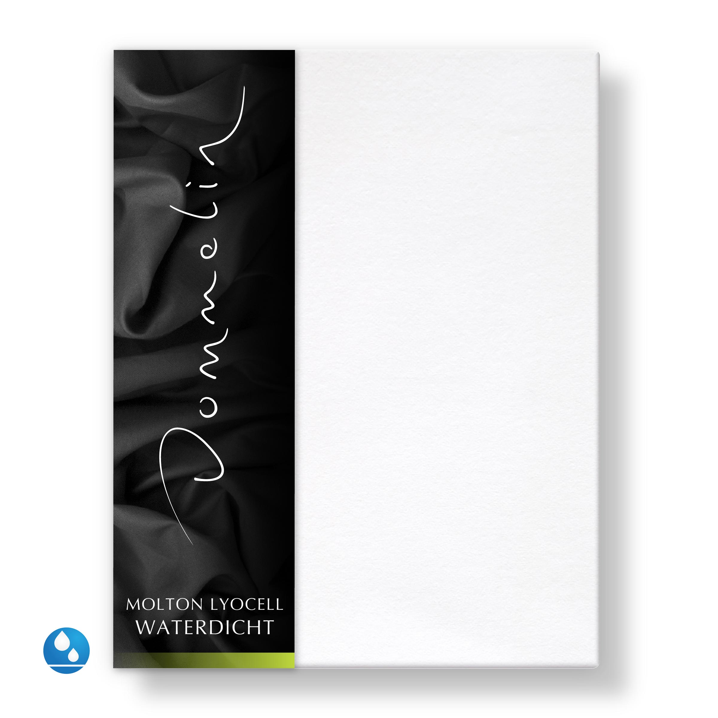 Dommelin Split Hoeslaken Hoge Hoek Molton Lyocell Waterdicht Wit