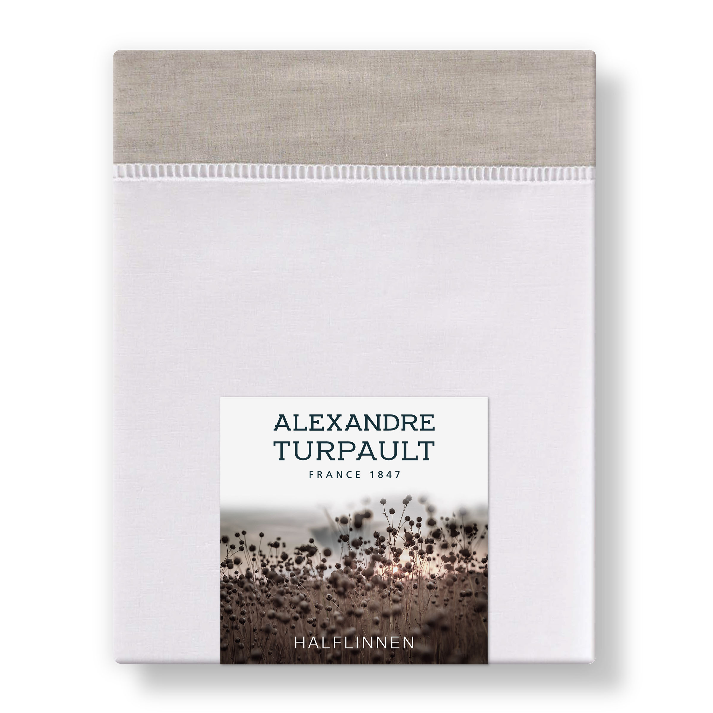 Alexandre Turpault Laken Paris Halflinnen Wit - Natural Alexandre Turpault Laken Paris Halflinnen Wit - Natural