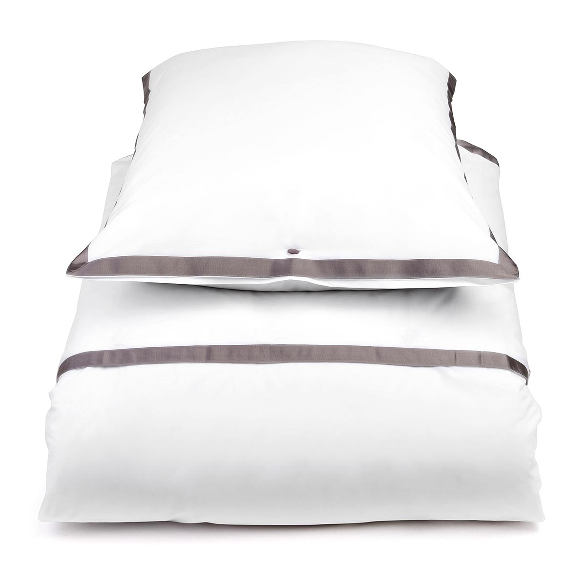 Mrs.Me Dekbedovertrekset Contour Percal 400TC Wit Mrs.Me Dekbedovertrekset Contour Percal 400TC Wit