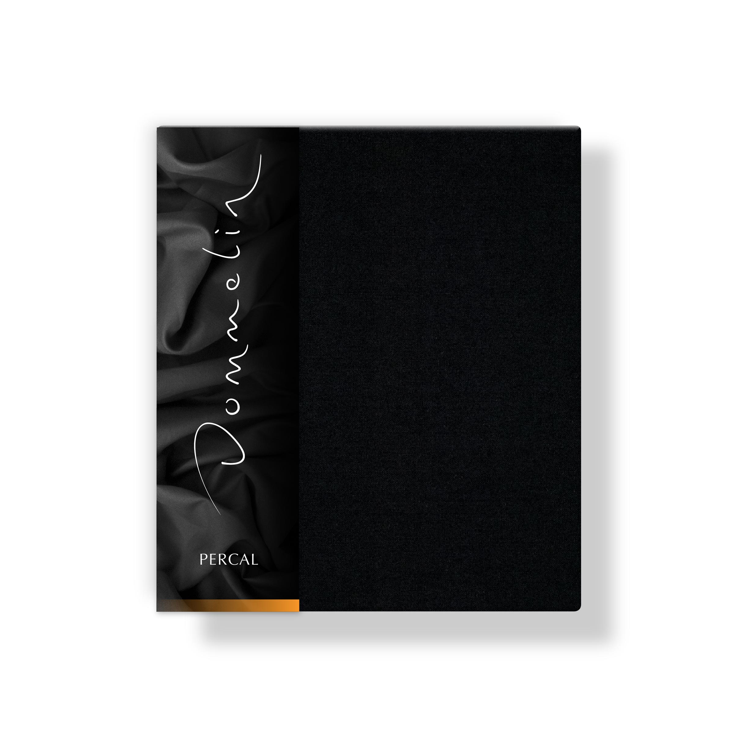 Dommelin Kussensloop Volant Percal 200TC Zwart 60 x 70 cm