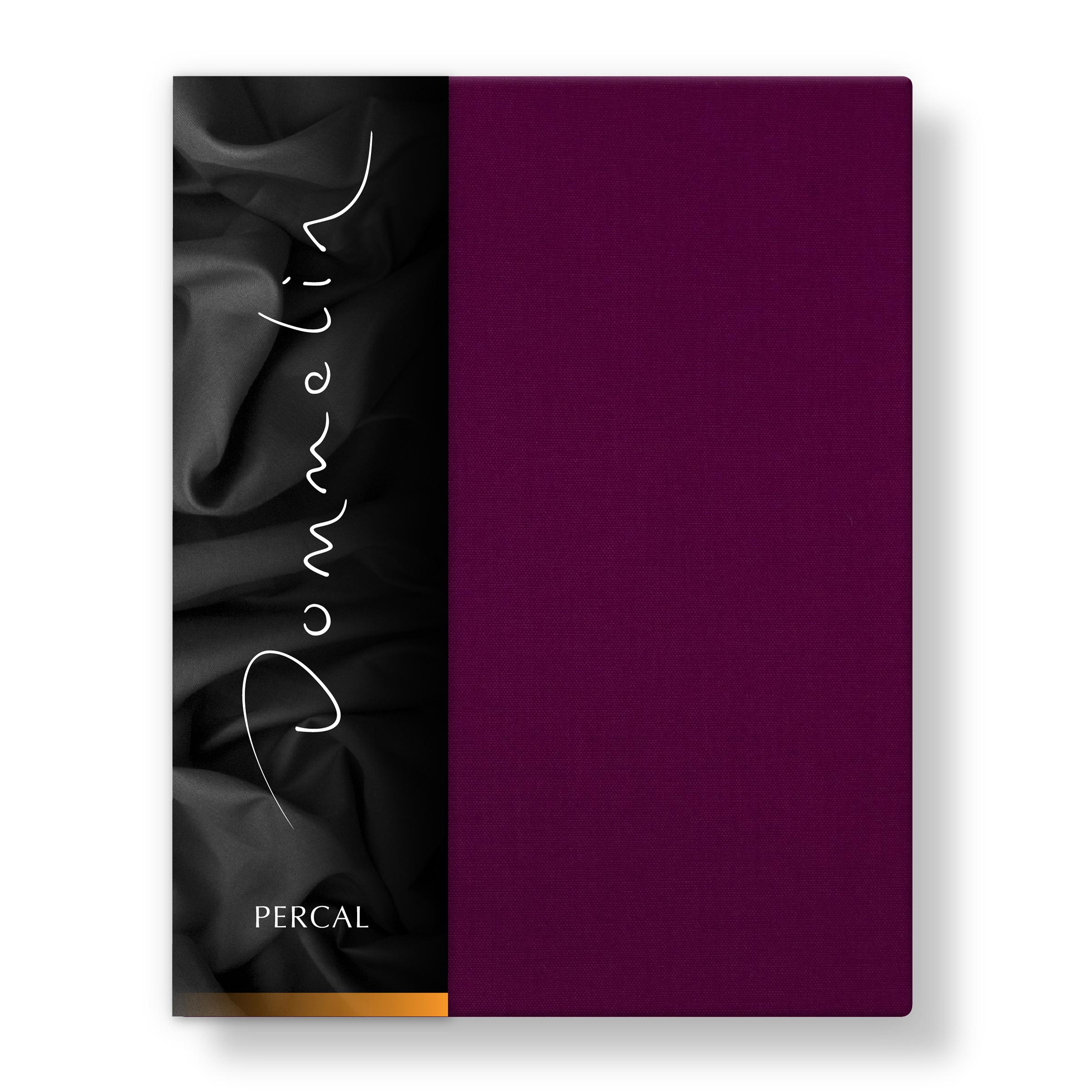 Dommelin Topper Hoeslaken Percal 200TC Aubergine