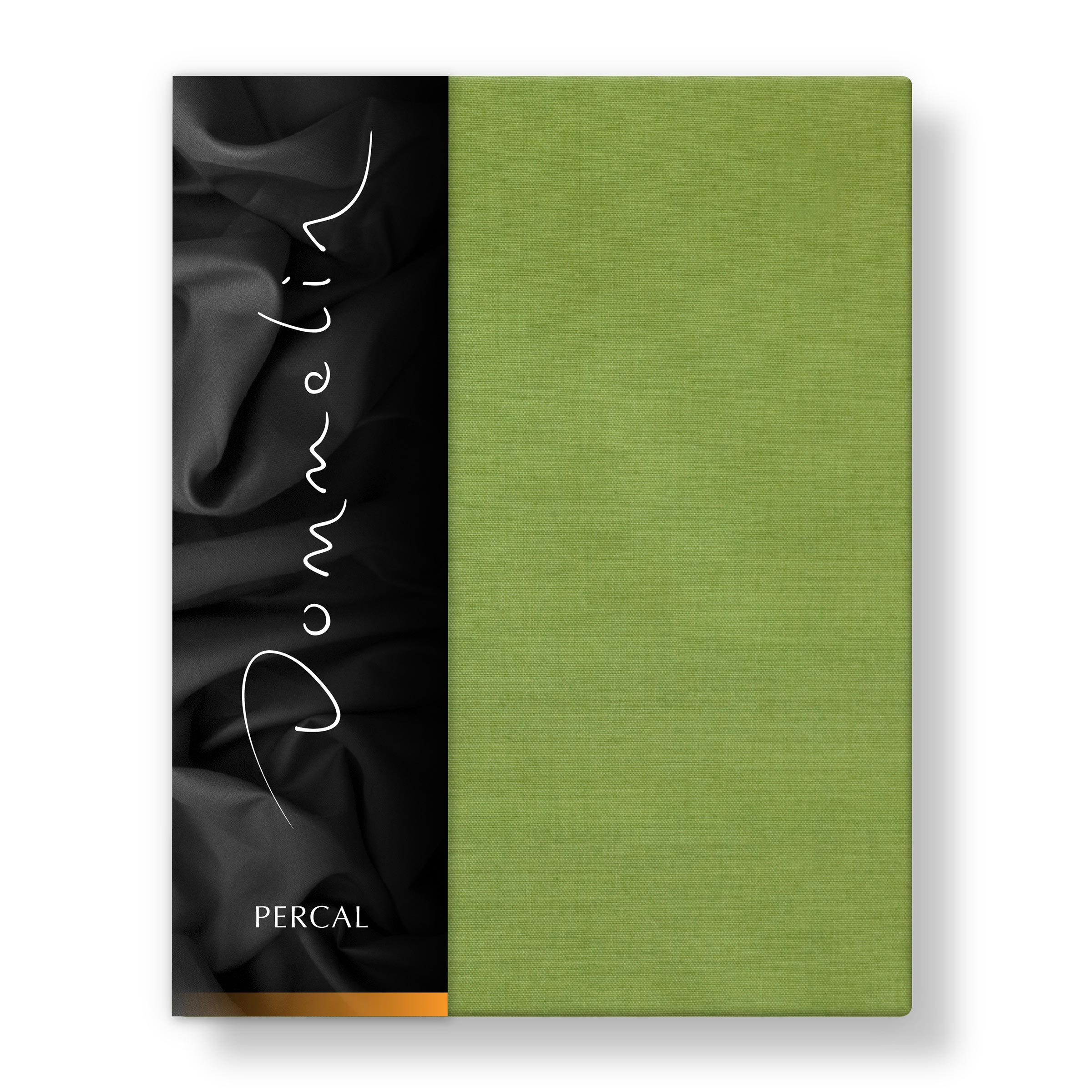 Dommelin Dubbel Split Hoeslaken Hoge Hoek Percal 200TC Groen