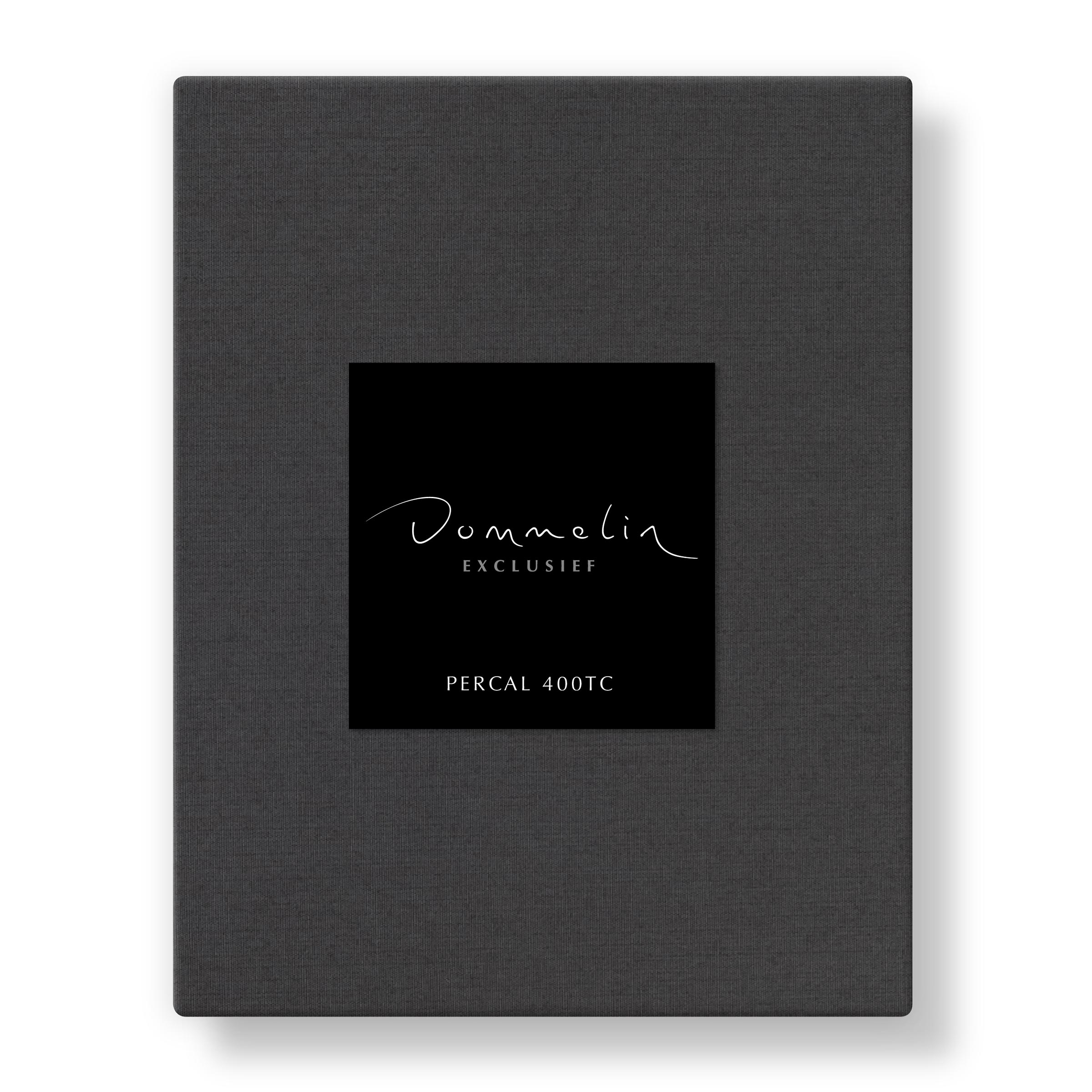 Dommelin Split Hoeslaken Percal 400TC Basalt