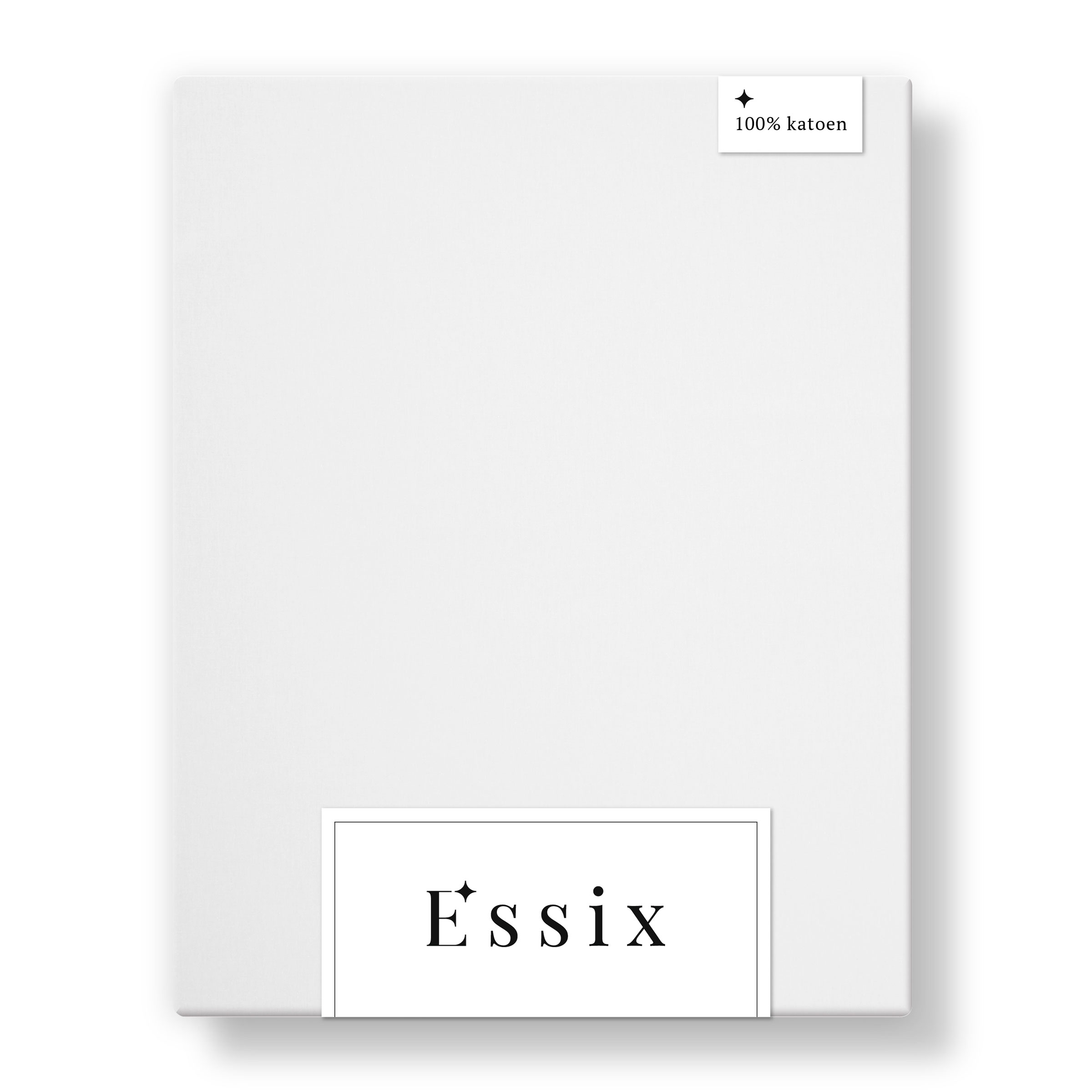 Essix Hoeslaken Tout Doux Katoen 145TC Wit Essix Hoeslaken Tout Doux Katoen 145TC Wit