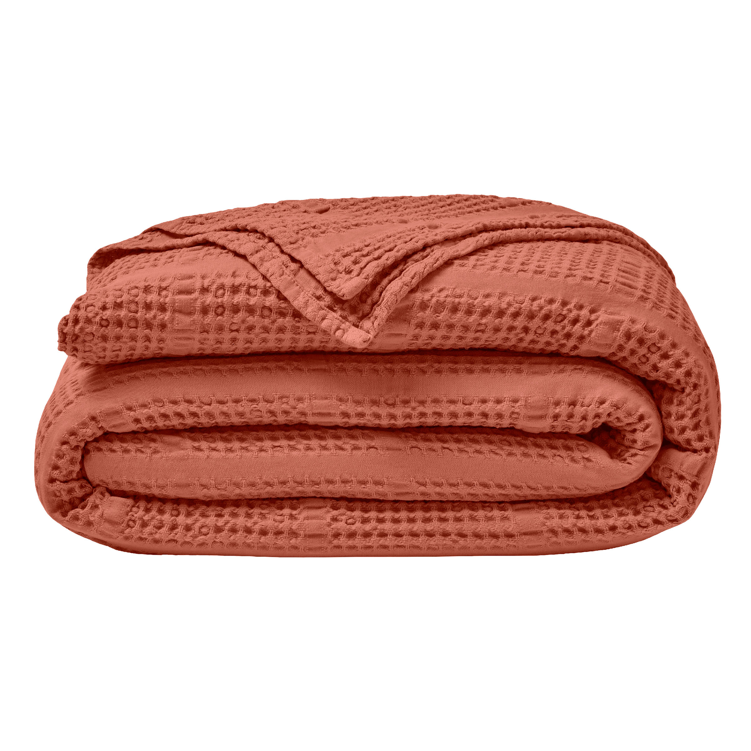 Essix Sprei Yogi Katoen Terre Cuite 240 x 260 cm Essix Sprei Yogi Katoen Terre Cuite 240 x 260 cm