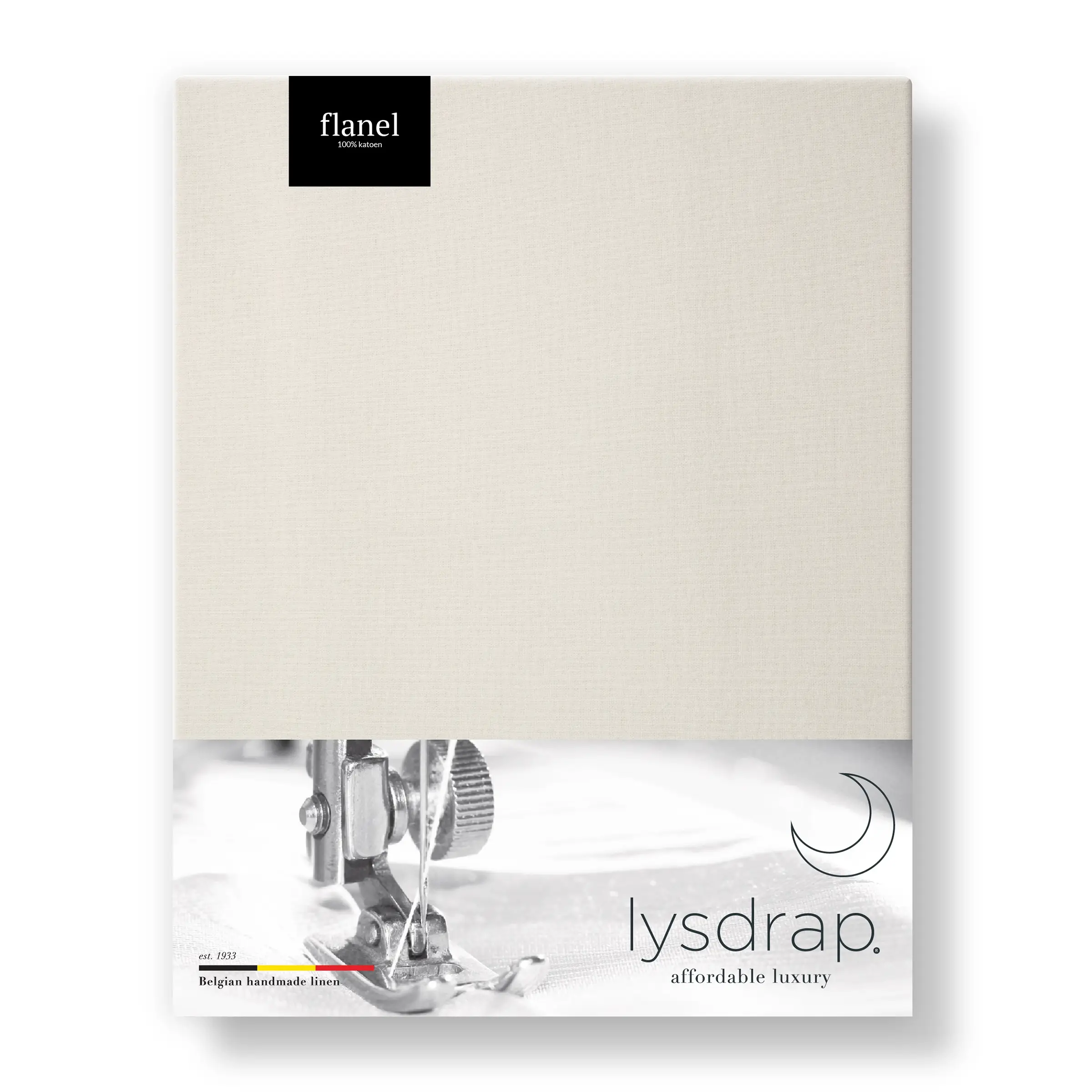 Lysdrap Hoeslaken Hoge Hoek Flanel 140 gr/m2 Birch