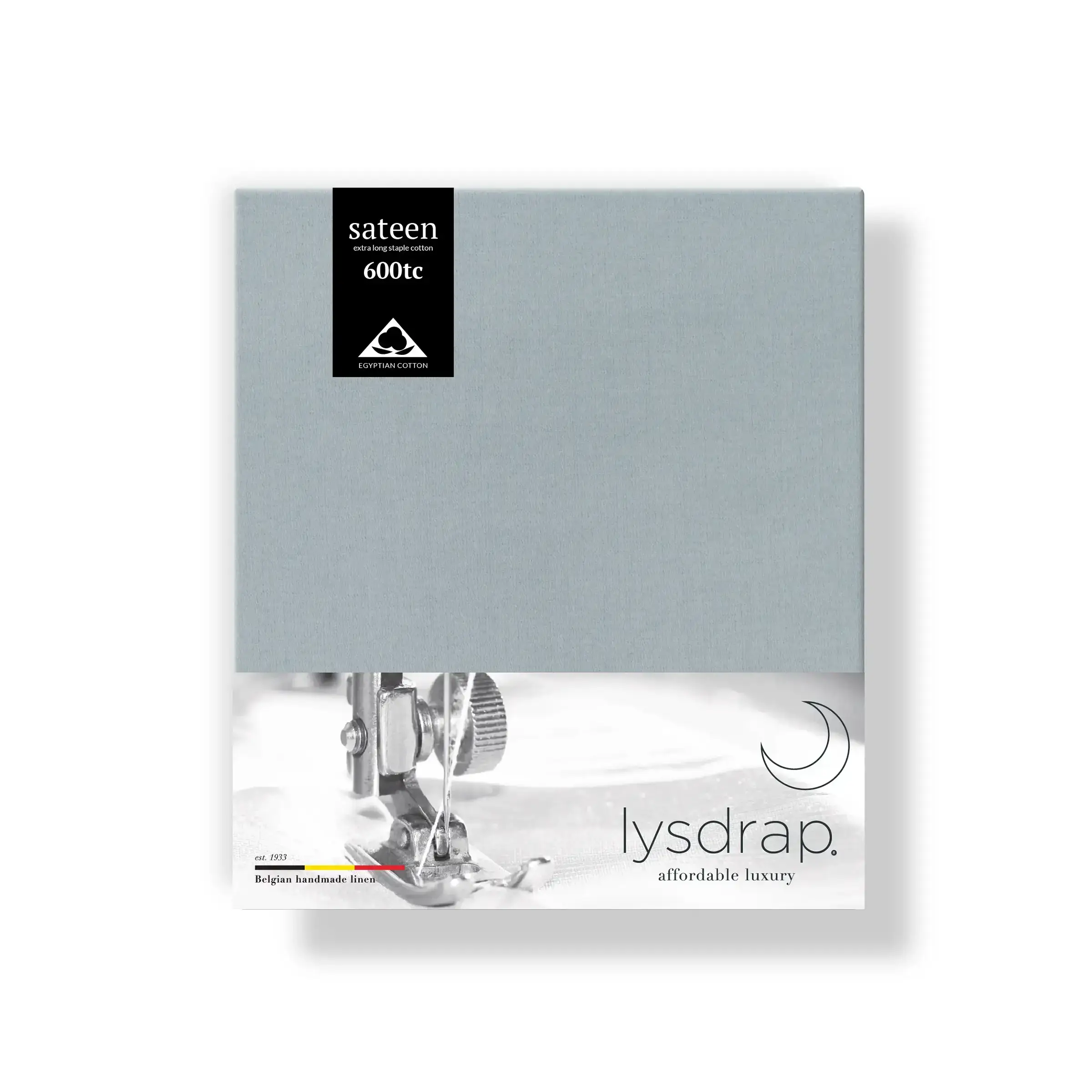 Lysdrap Kussensloop Virgo Satijn 600TC Arctic Ice