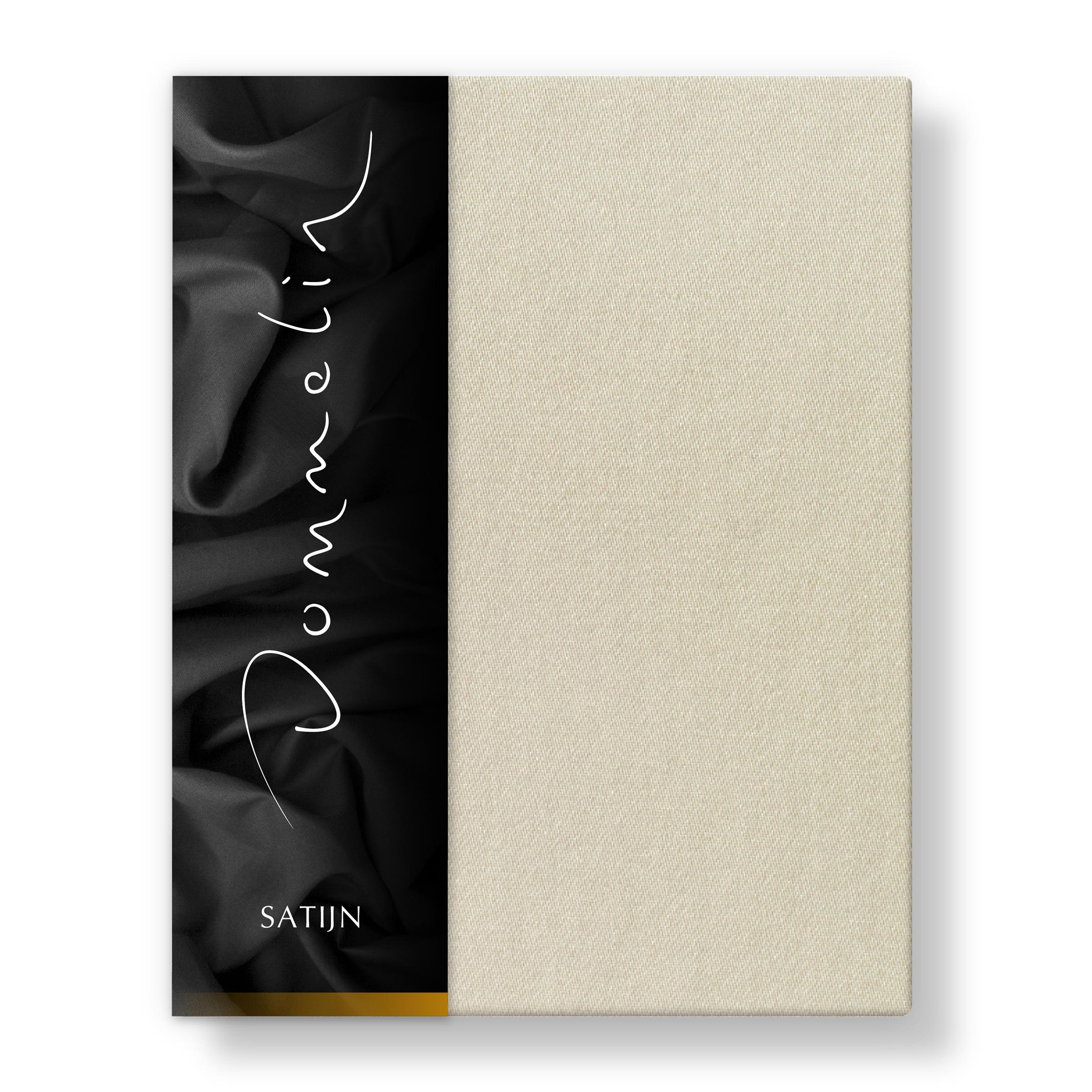 Dommelin Dubbel Split Hoeslaken Hoge Hoek Satijn 300TC Camel