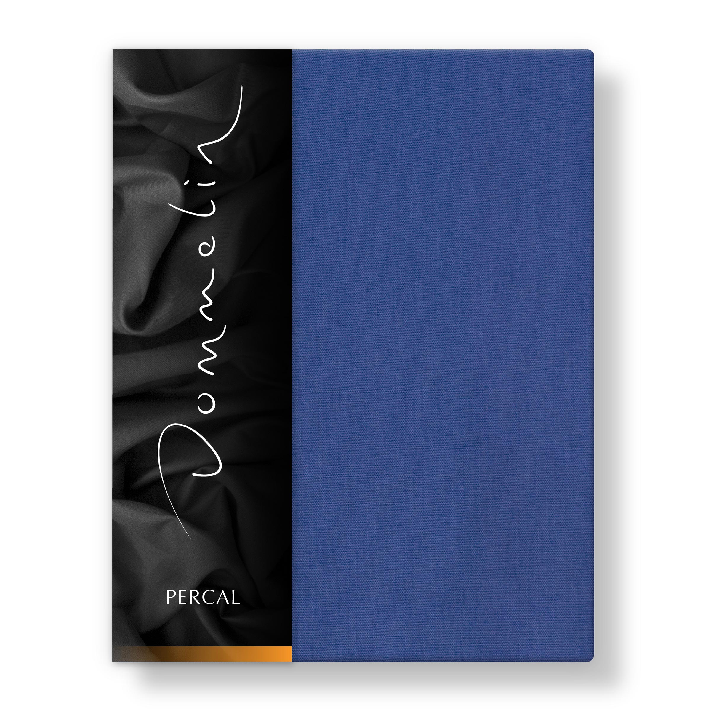 Dommelin Dubbel Split Topper Hoeslaken Percal 200TC Jeansblauw