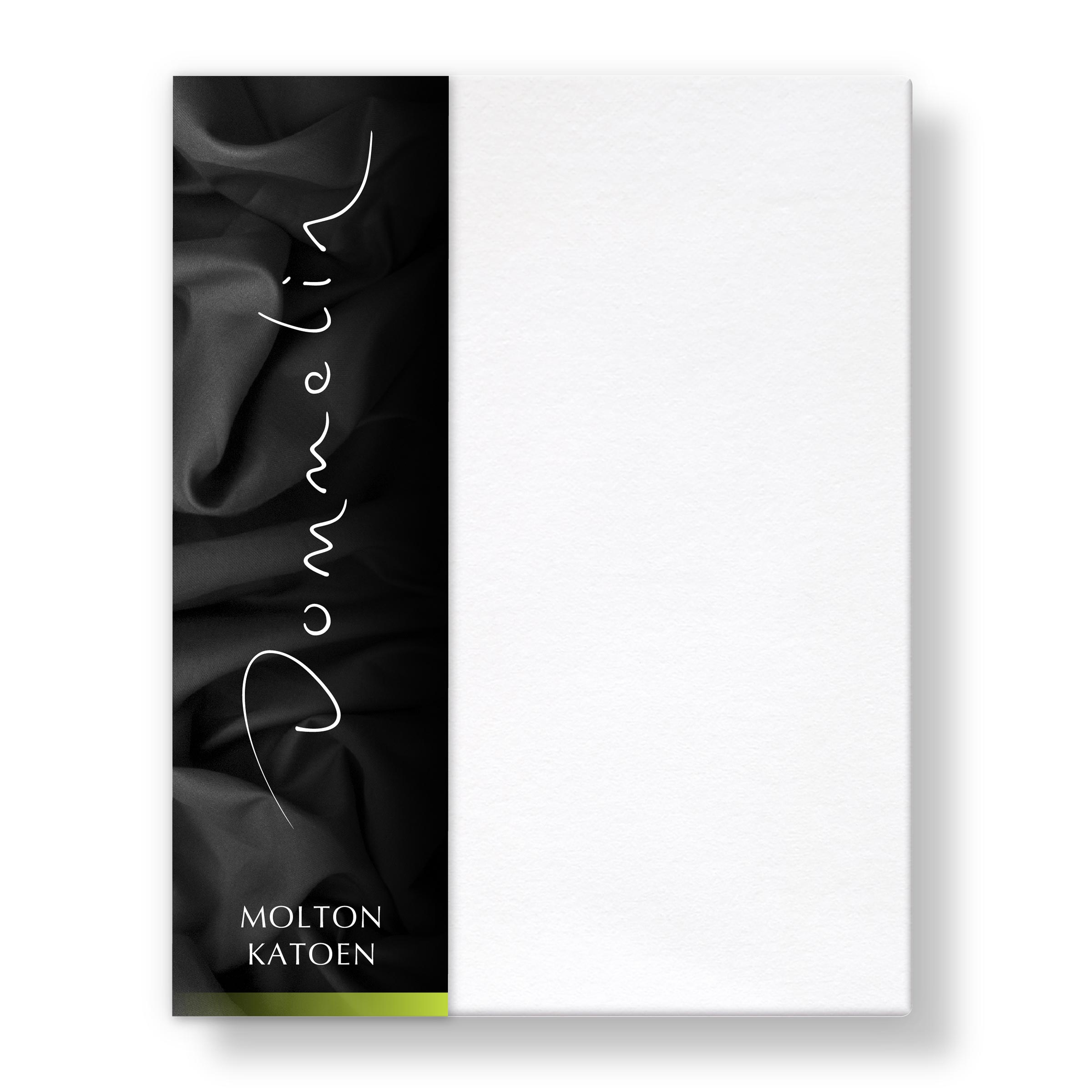 Dommelin Split Hoeslaken Molton Katoen 220 gr/m2 Wit Dommelin Split Hoeslaken Molton Katoen 220 gr/m2 Wit