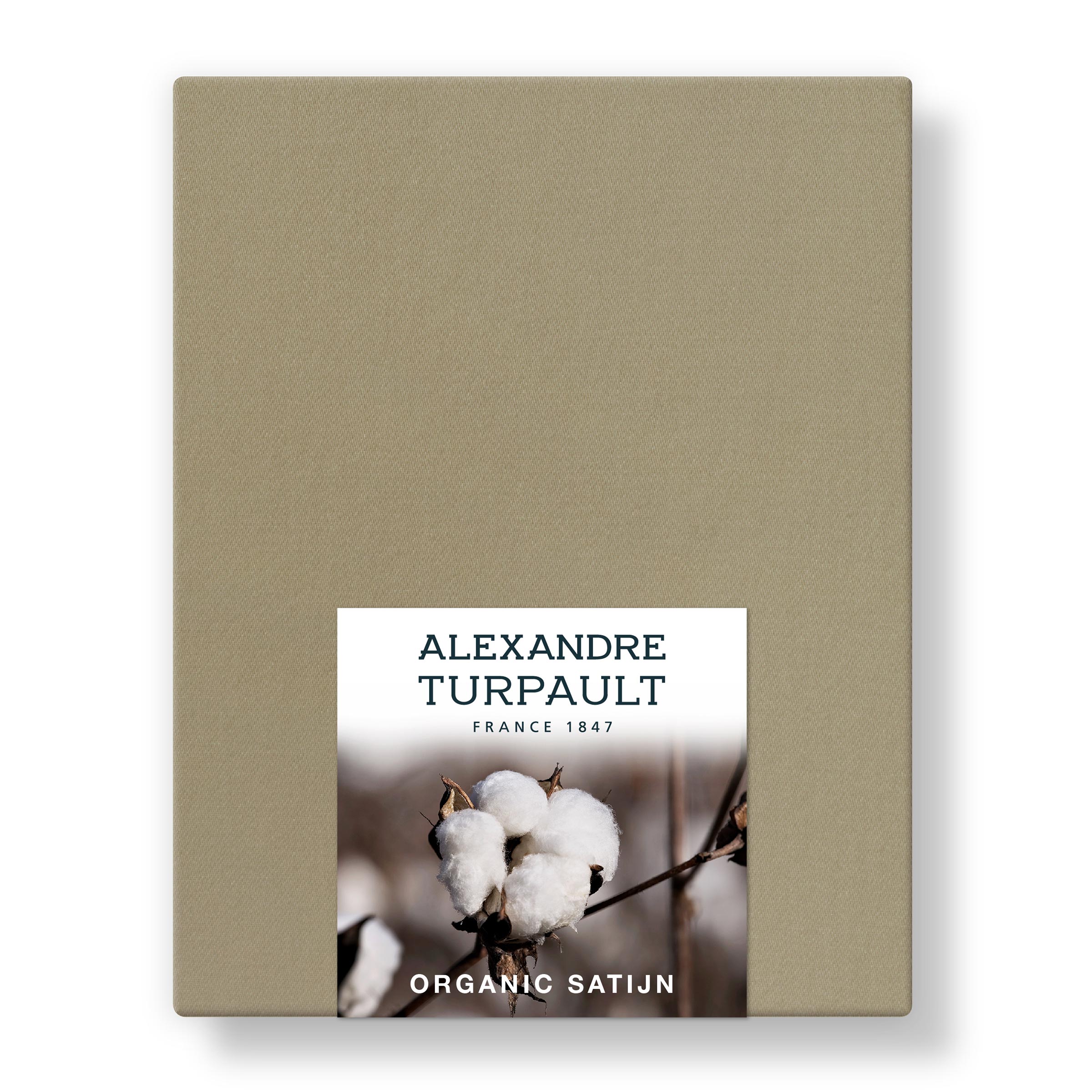 Alexandre Turpault Hoeslaken Teophile Organic Satijn Desert 200 x 200 cm H30 Alexandre Turpault Hoeslaken Teophile Organic Satijn Desert 200 x 200 cm H30