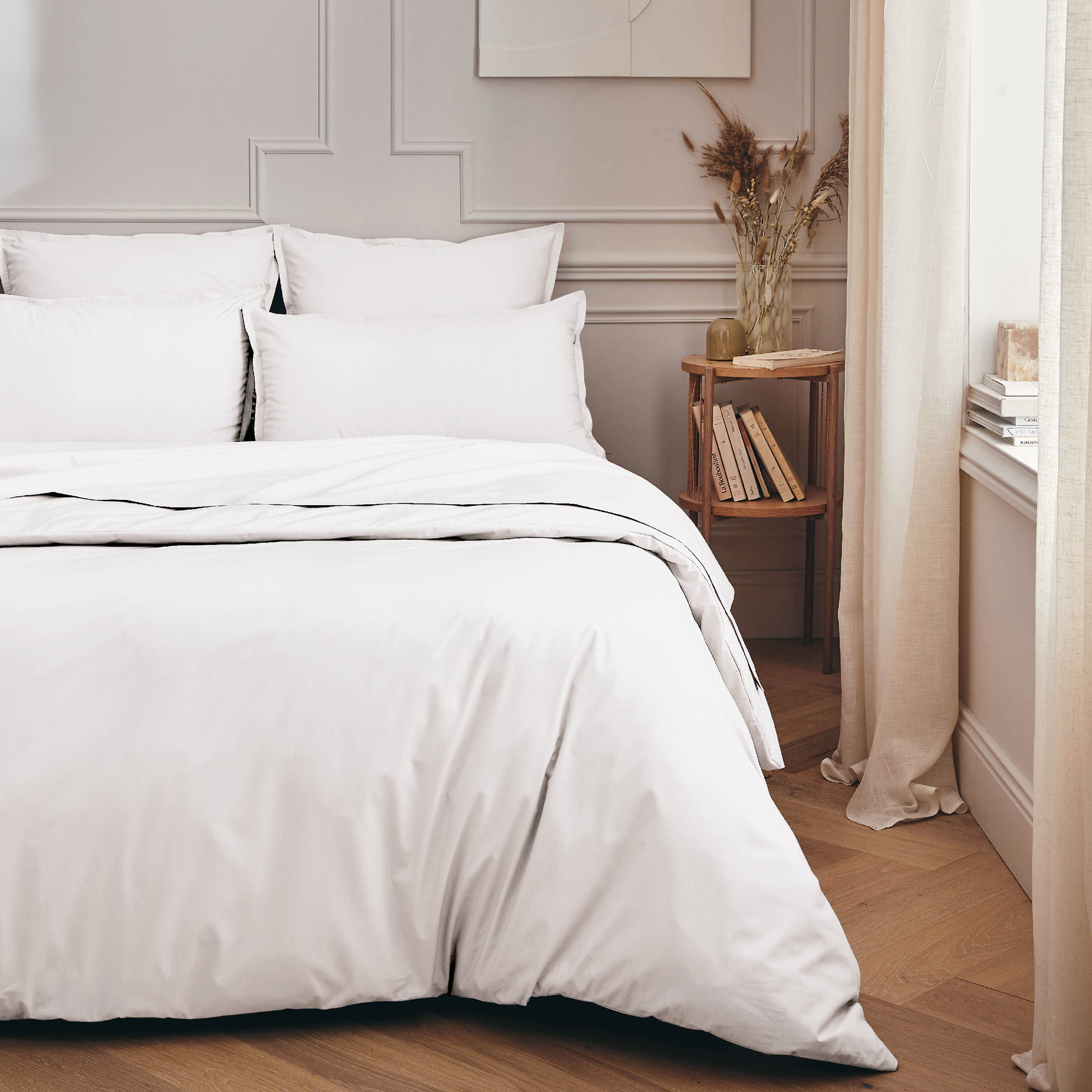 Essix Dekbedovertrek Set Premiere Percal 200TC Wit  Essix Dekbedovertrek Set Premiere Percal 200TC Wit