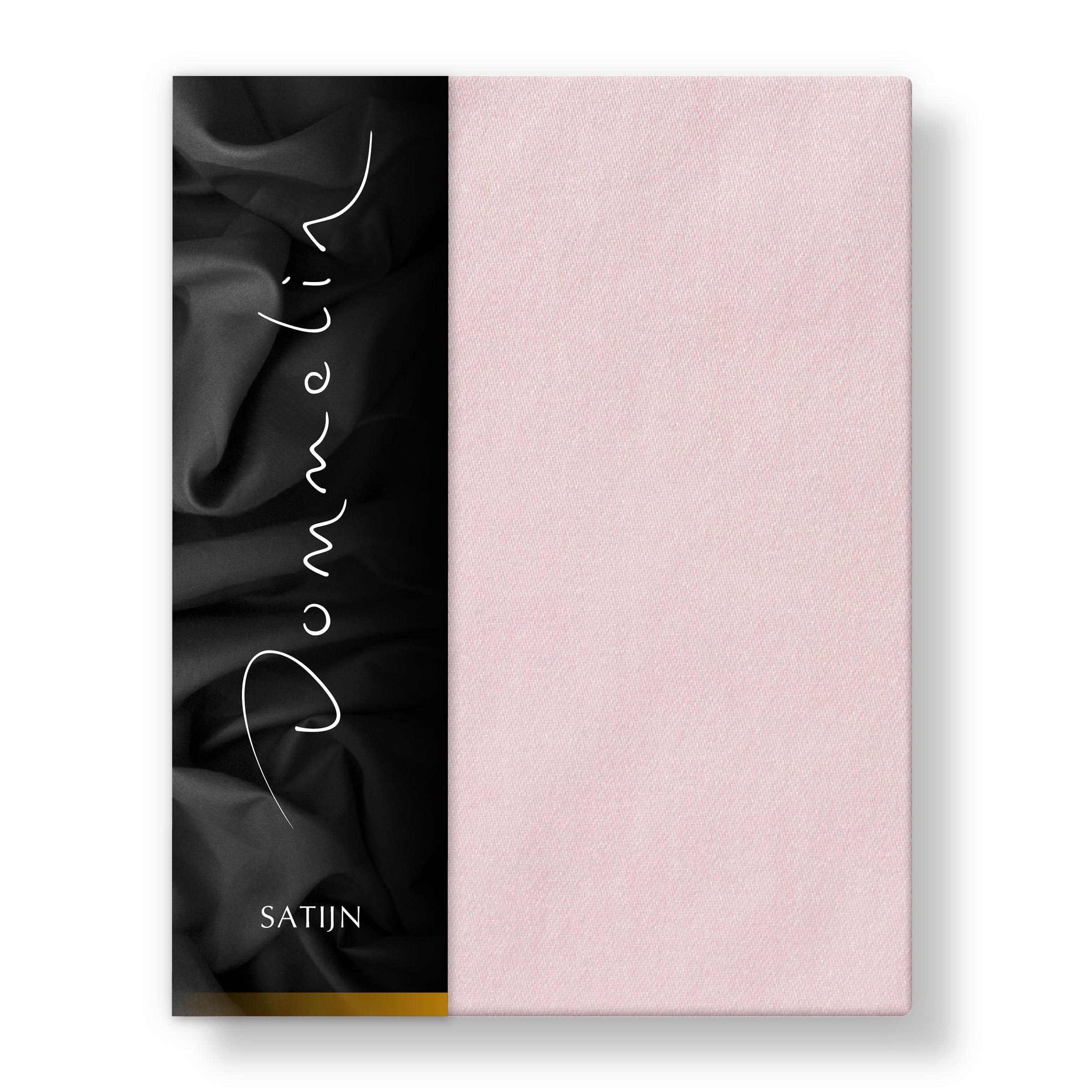 Dommelin Dubbel Split Hoeslaken Hoge Hoek Satijn 300TC Lichtroze