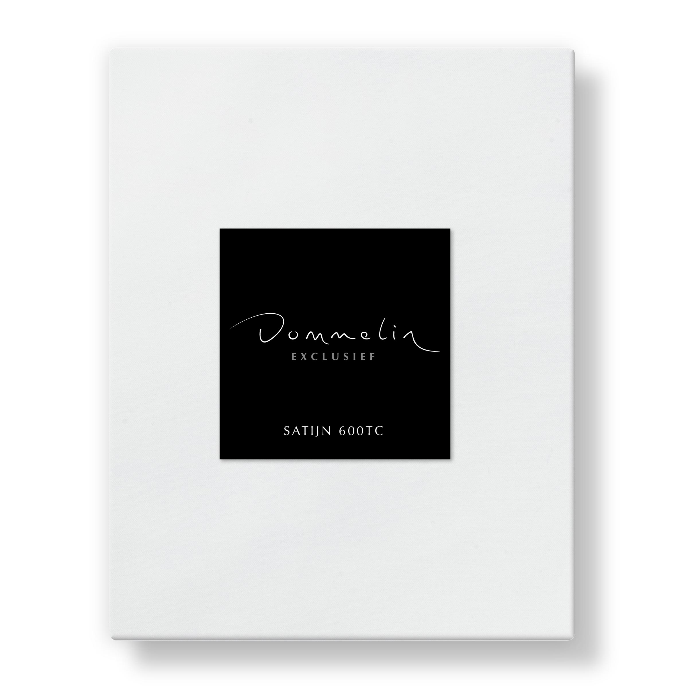 Dommelin Dubbel Split Hoeslaken Satijn 600TC Wit Dommelin Dubbel Split Hoeslaken Satijn 600TC Wit