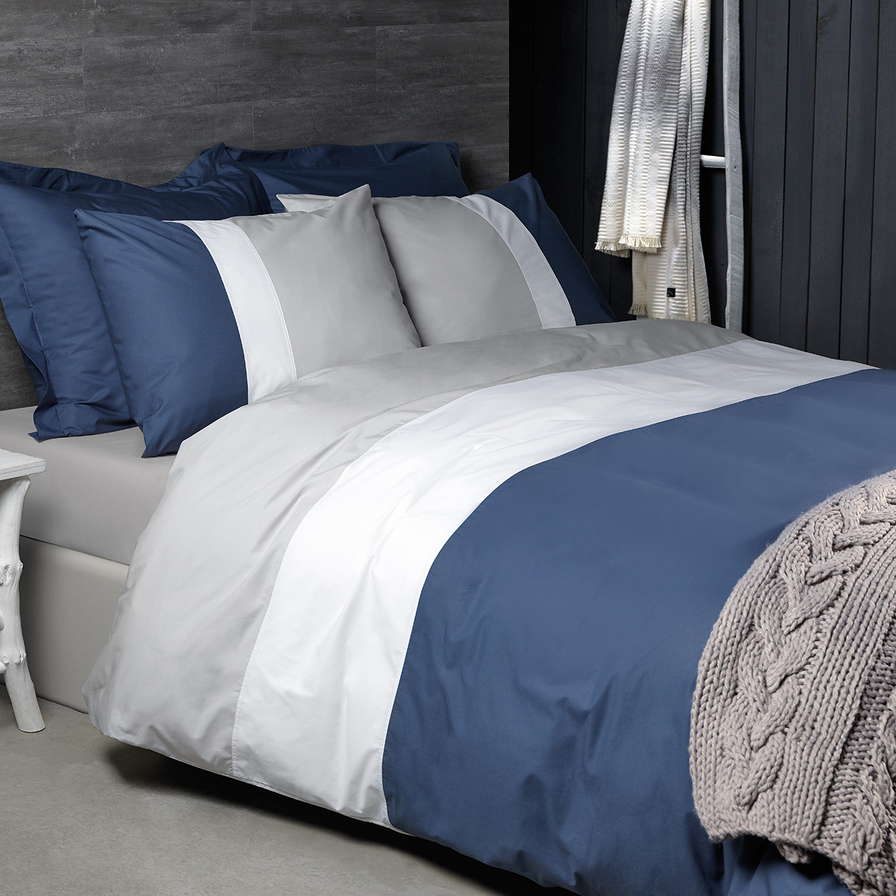 Dommelin Dekbedovertrekset Padua Percal 200TC Zilver Dommelin Dekbedovertrekset Padua Percal 200TC Zilver