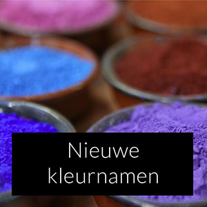 Nieuwe kleurnamen