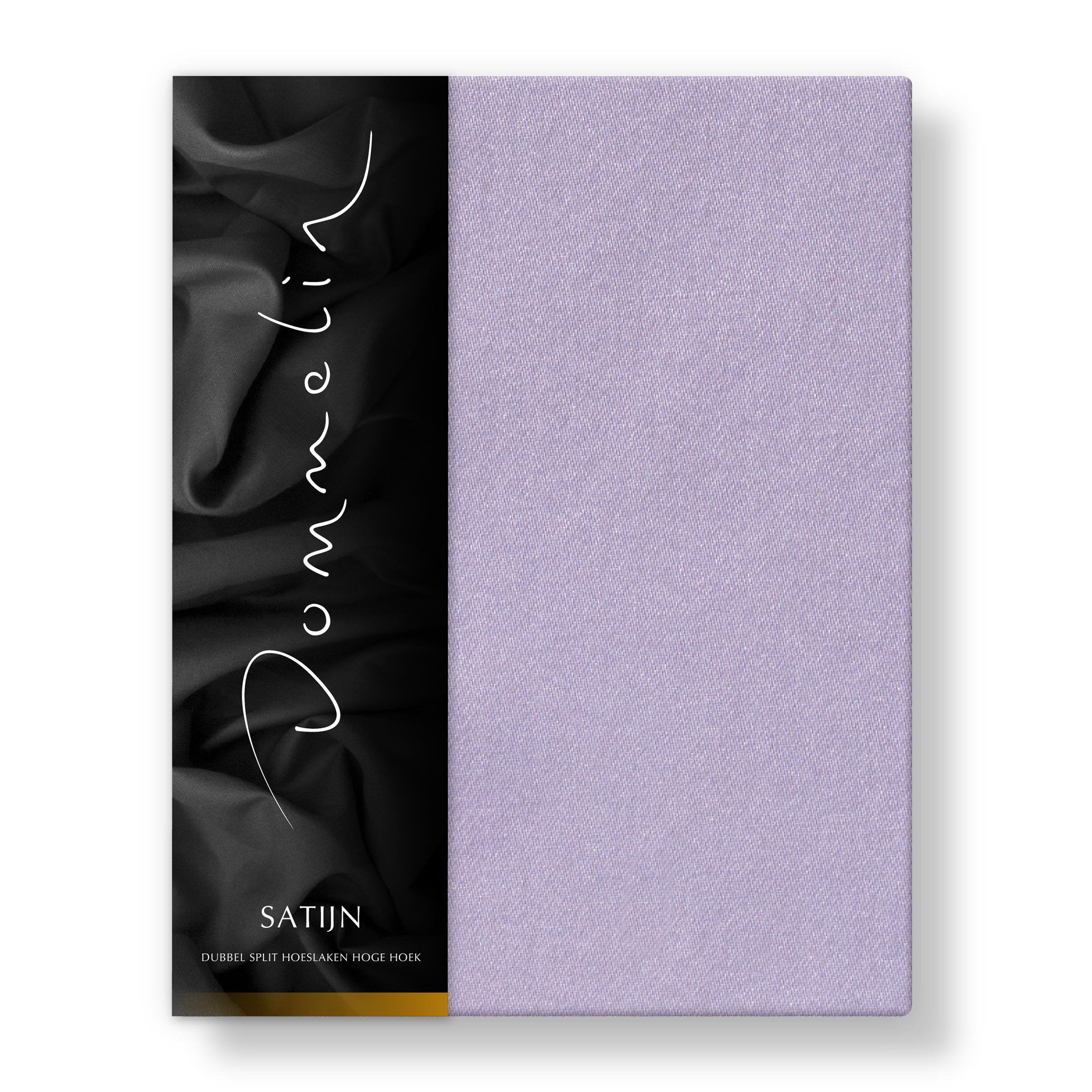 Dommelin Dubbel Split Hoeslaken Hoge Hoek Satijn 300TC Lila