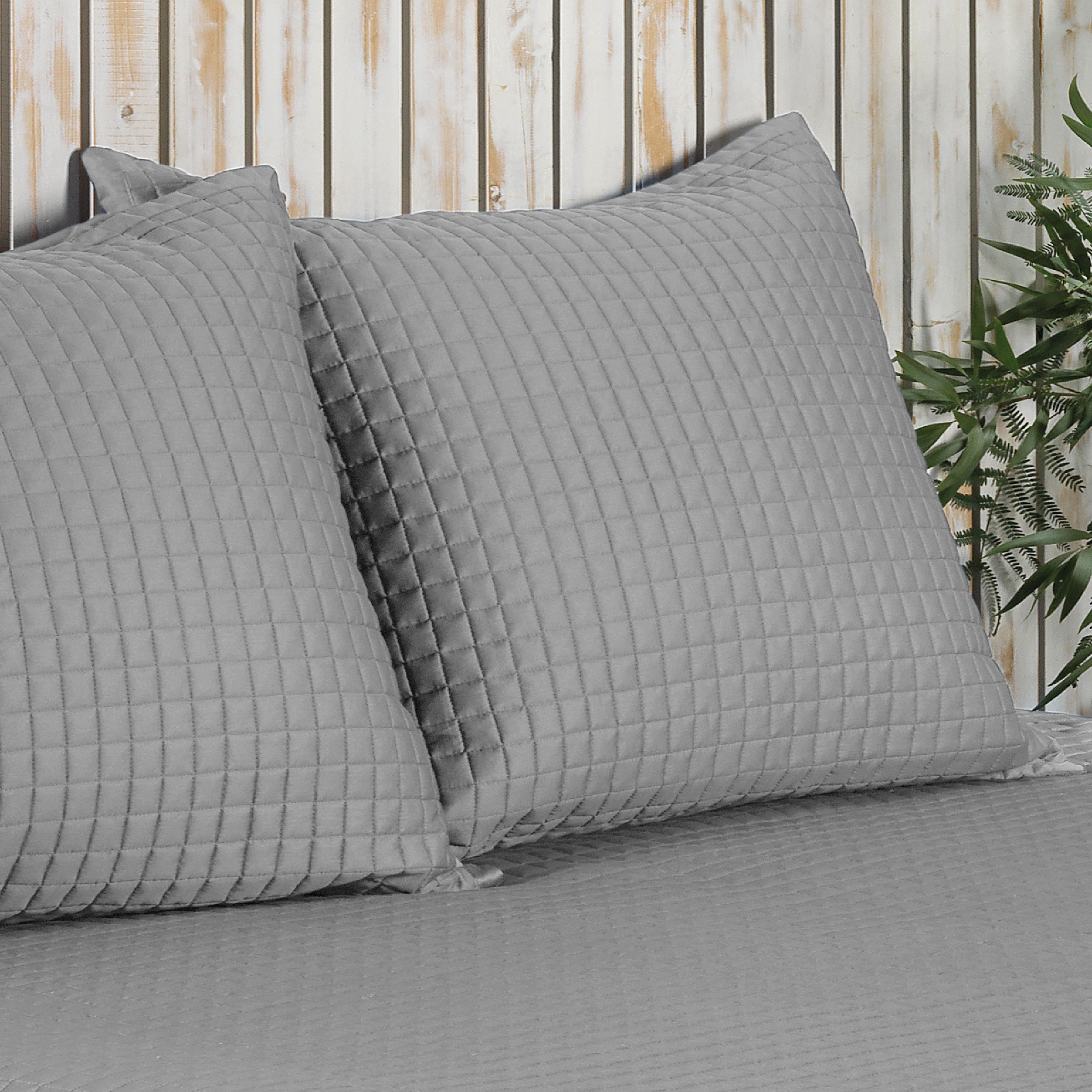 Dommelin Sierkussenhoes Chicago Satijn 300TC Zilver Dommelin Sierkussenhoes Chicago Satijn 300TC Zilver