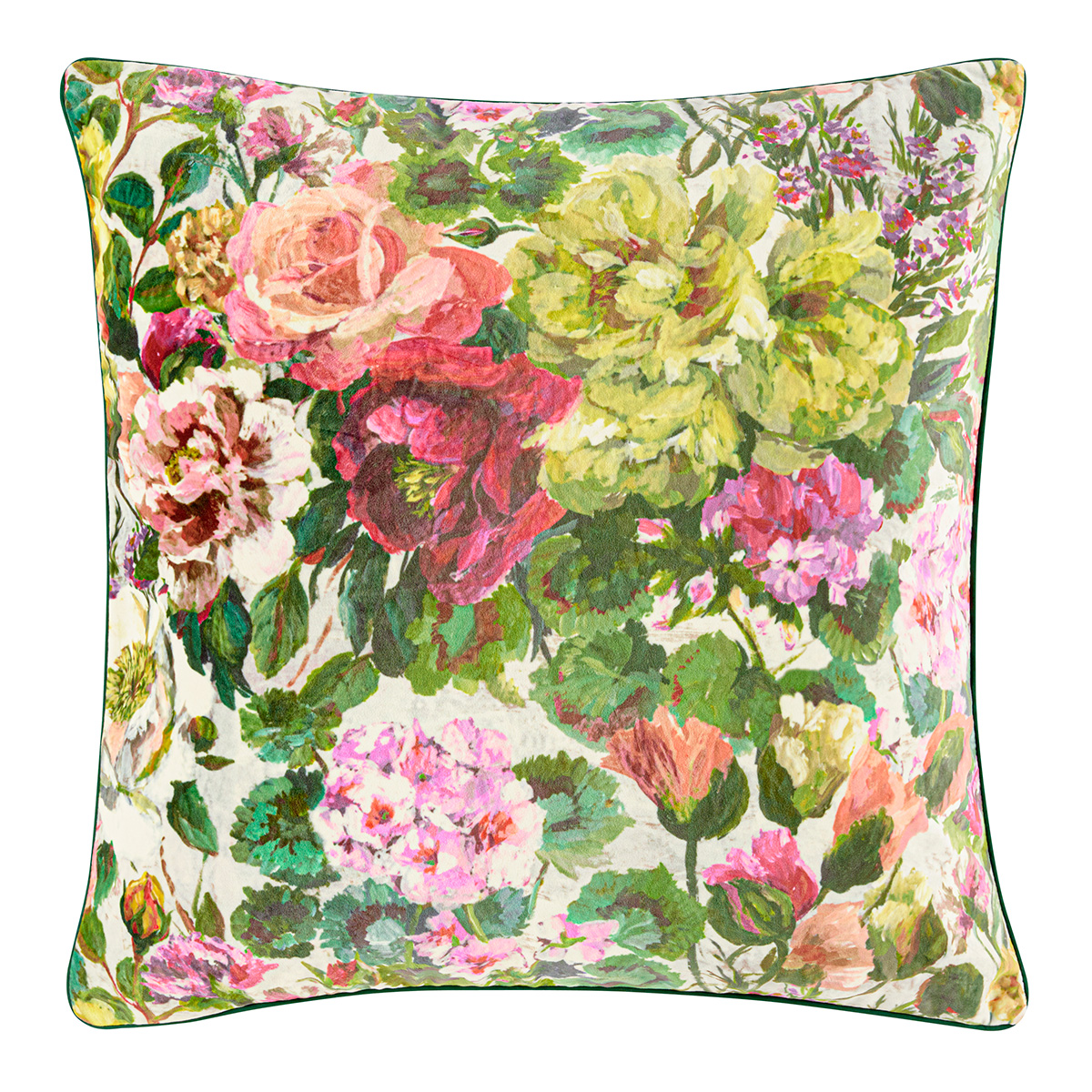 Designers Guild Sierkussenhoes Grandiflora Velours 60 x 60 cm Designers Guild Sierkussenhoes Grandiflora Velours 60 x 60 cm
