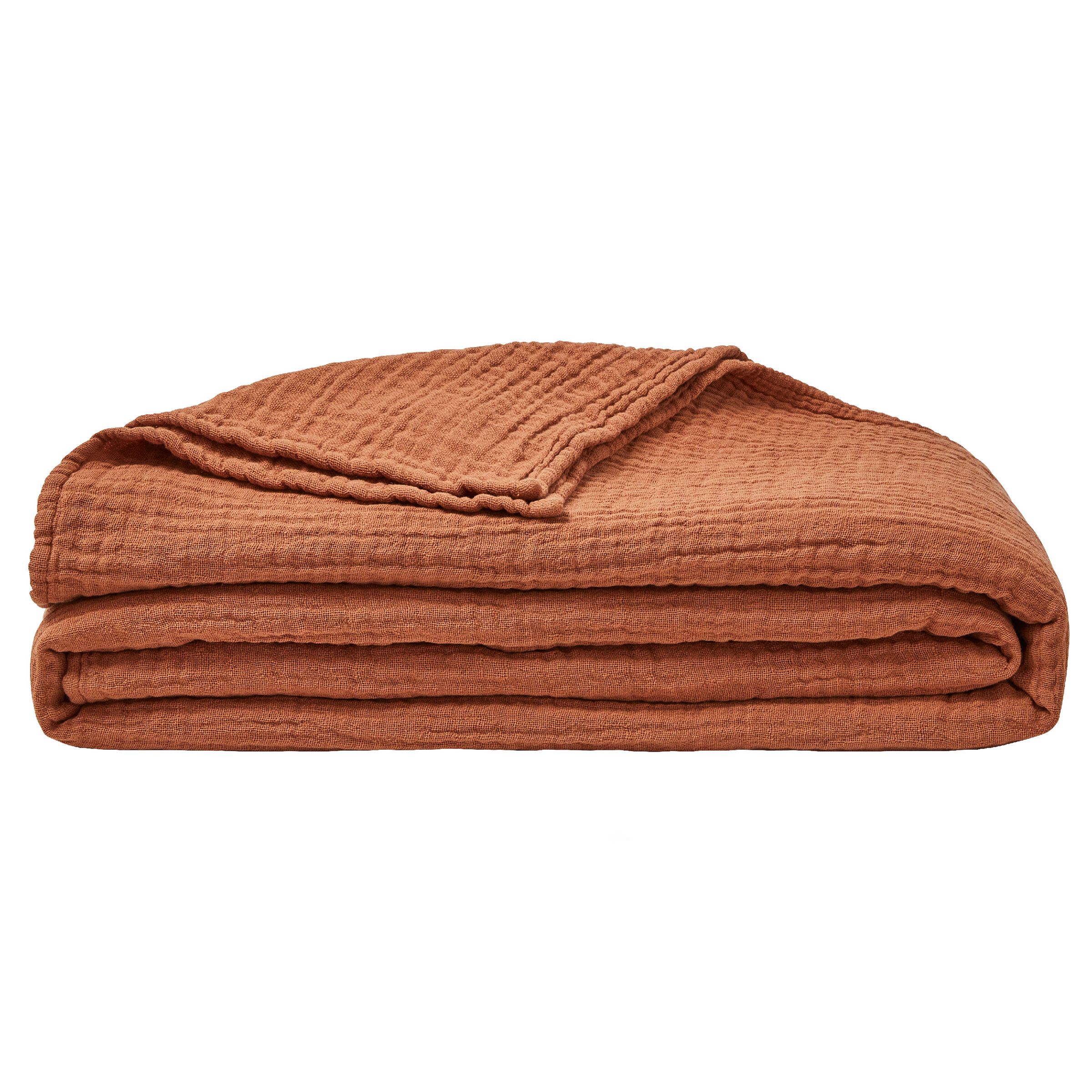 Essix Sprei Jazzy Stonewashed Katoengaas Roux 260 x 240 cm Essix Sprei Jazzy Stonewashed Katoengaas Roux 260 x 240 cm