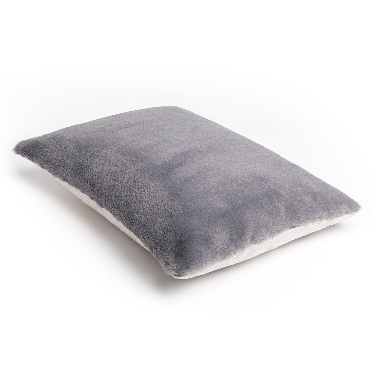 Mrs.Me Sierkussen Caprice Imitatiebont Soft Grey 45 x 60 cm