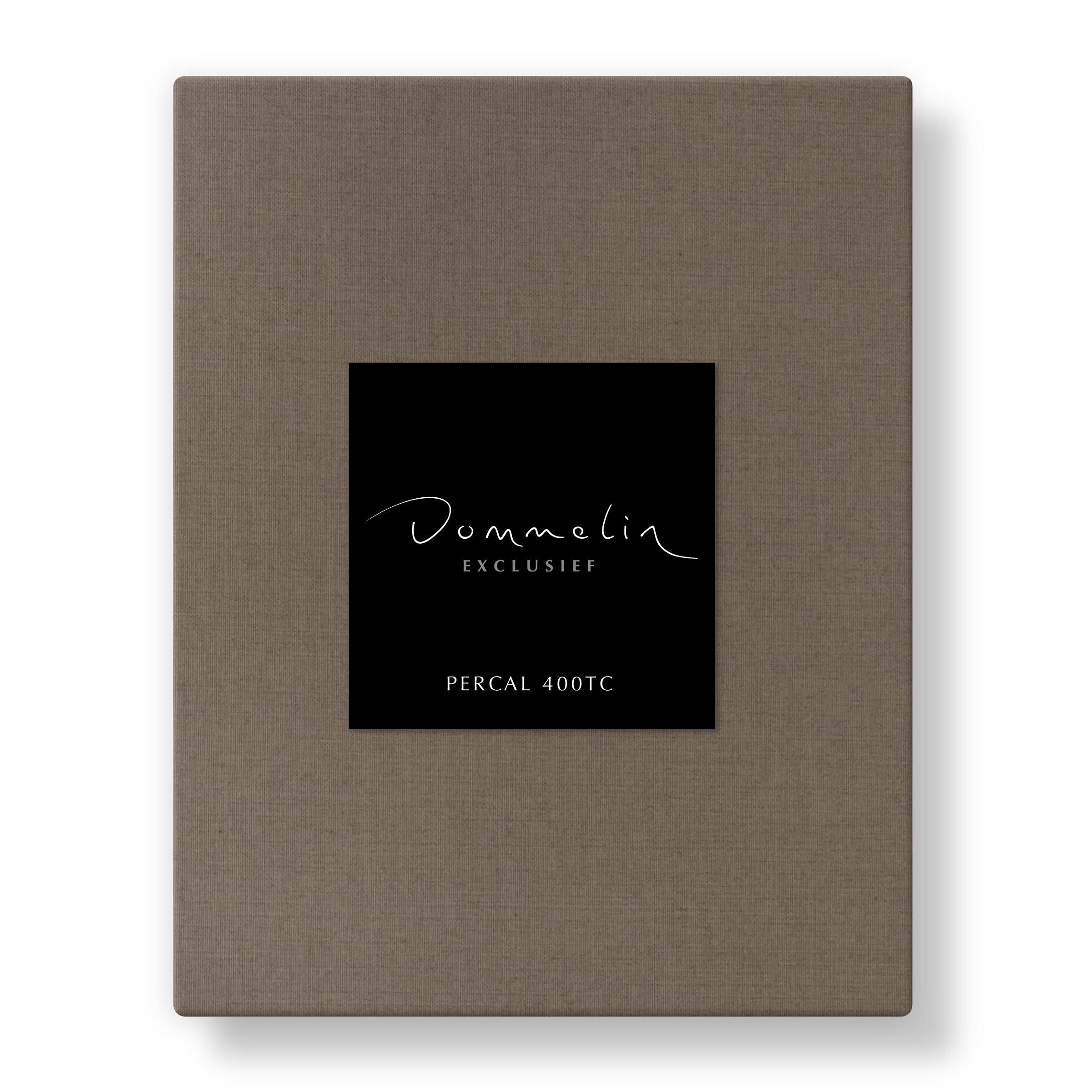 Dommelin Split Hoeslaken Percal 400TC Truffel