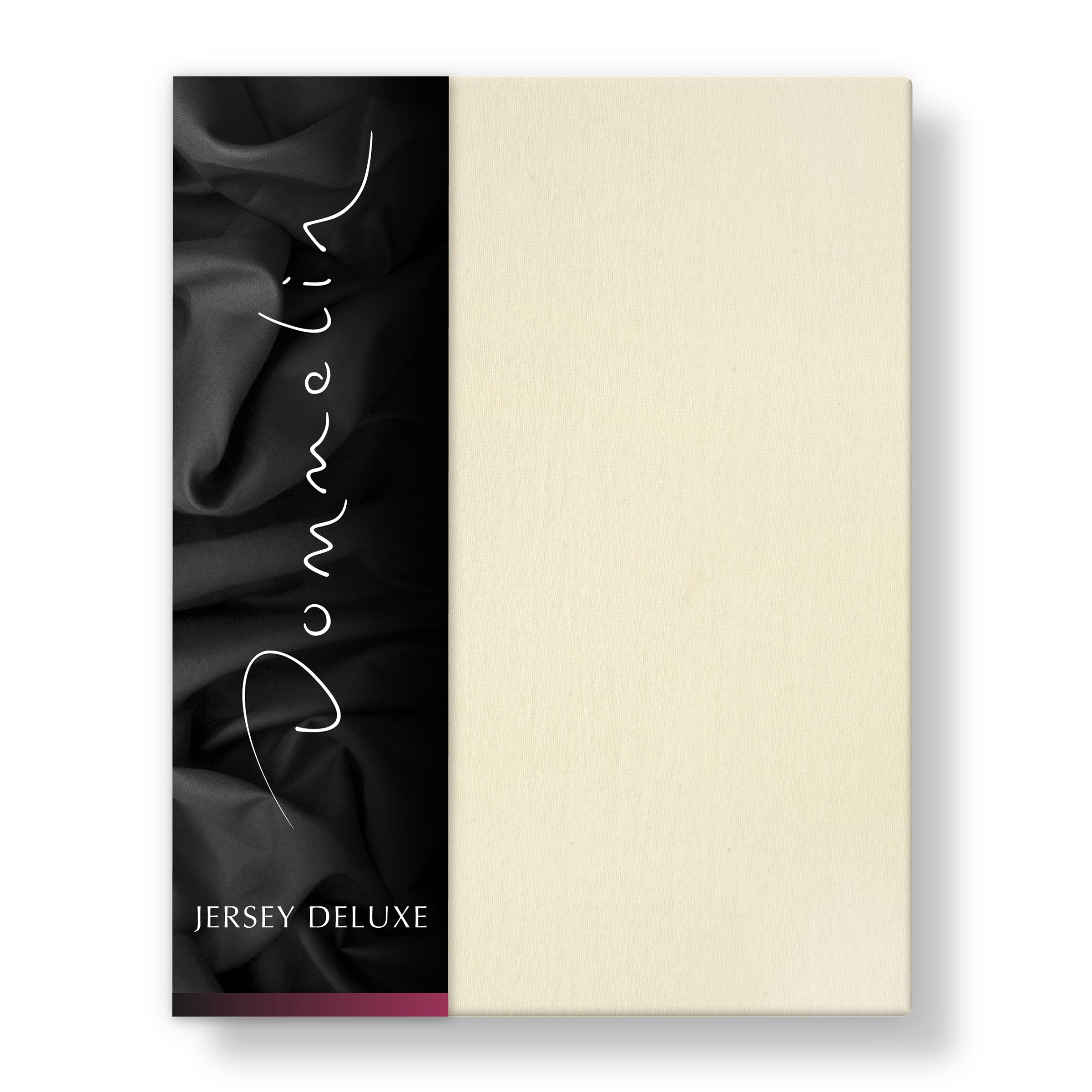 Dommelin Dubbel Split Topper Hoeslaken Jersey Deluxe Ivoor