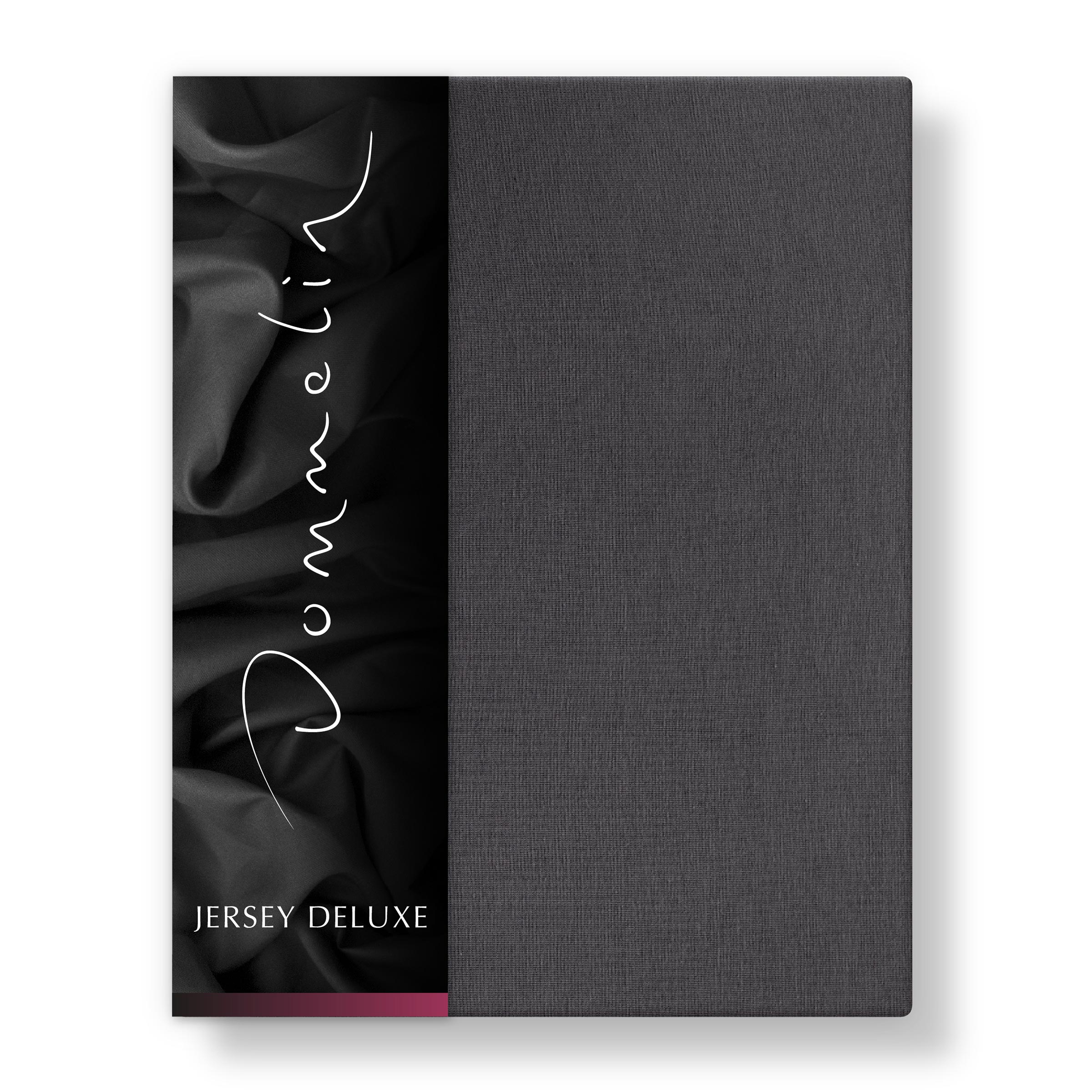 Dommelin Dubbel Split Hoeslaken Jersey Deluxe Antraciet  