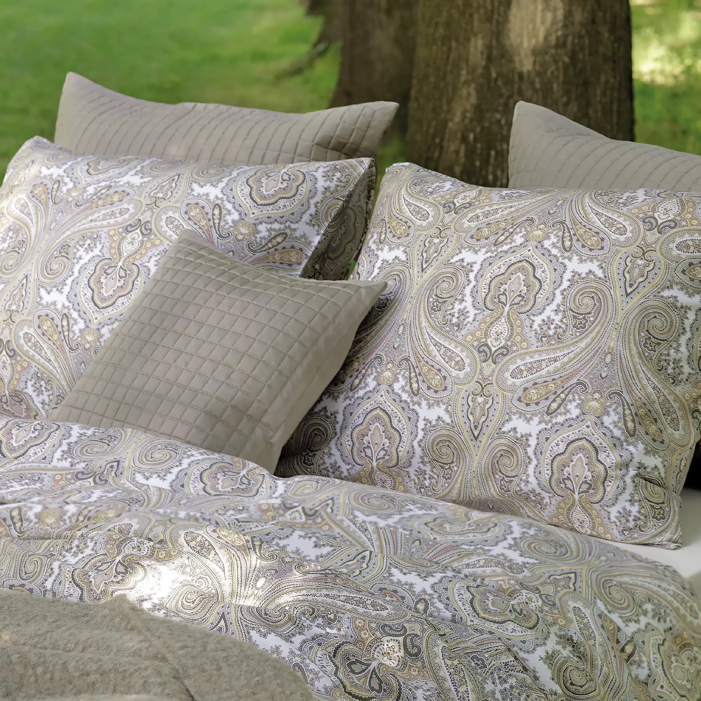 Dommelin Lakenset Pordoi Satijn 400TC Beige