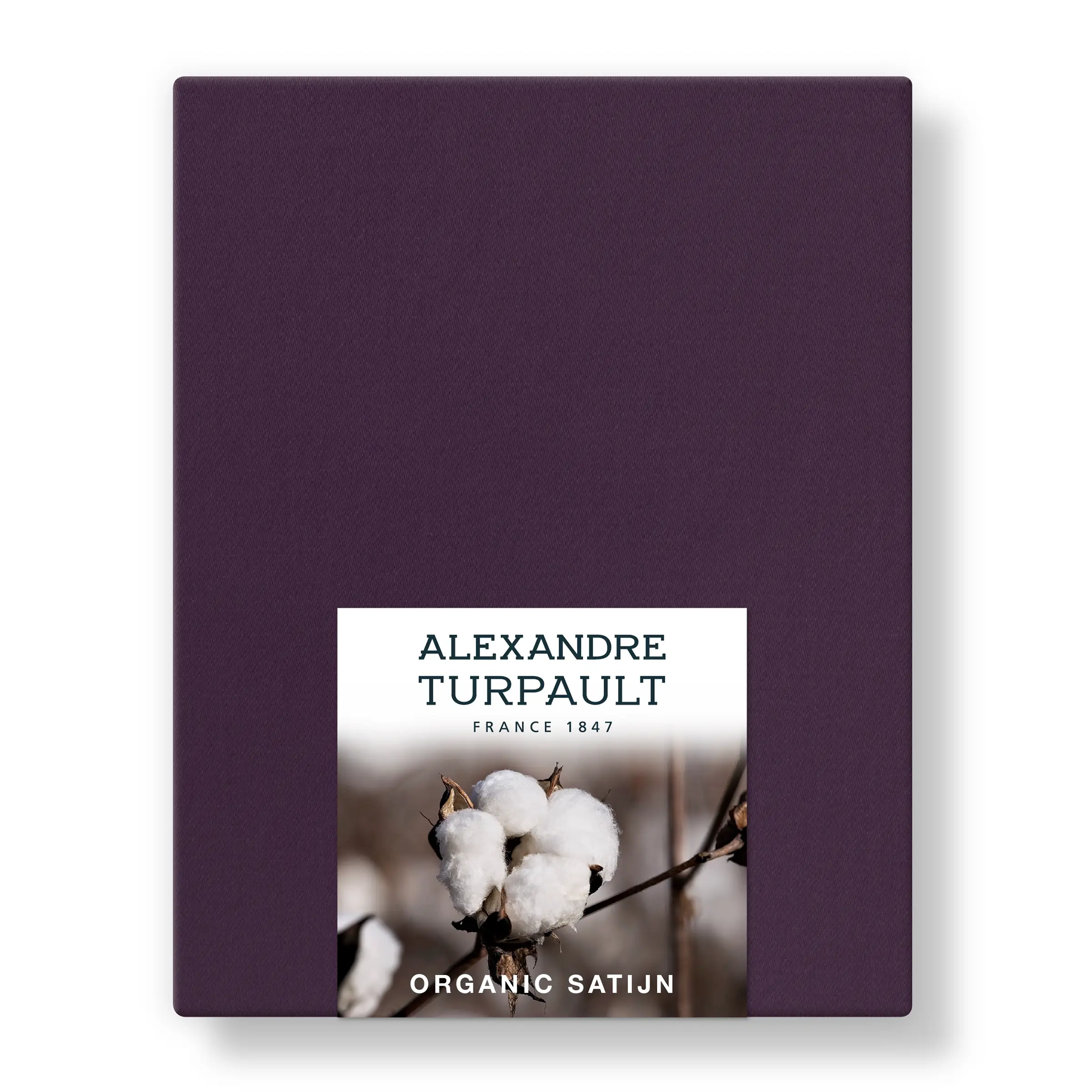 Alexandre Turpault Laken Teophile Organic Satijn 300TC Hellebore