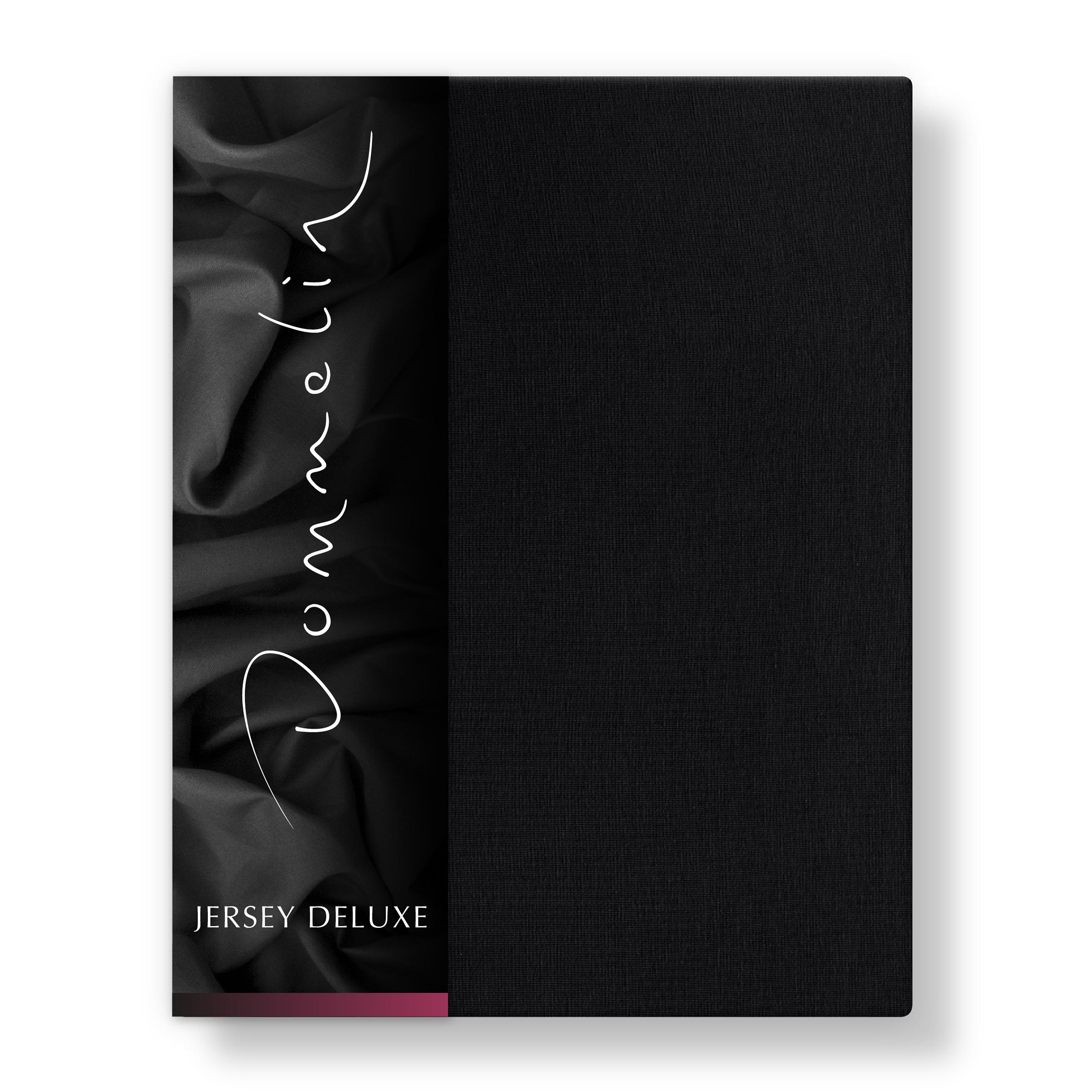 Dommelin Hoeslaken Jersey Deluxe Zwart