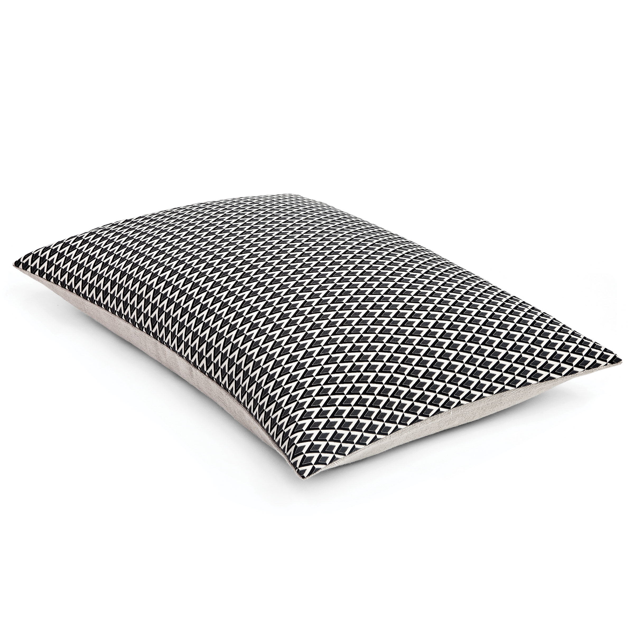 Mrs.Me Sierkussen Spike Katoen - Polyamide Black - Off White 45 x 60 cm