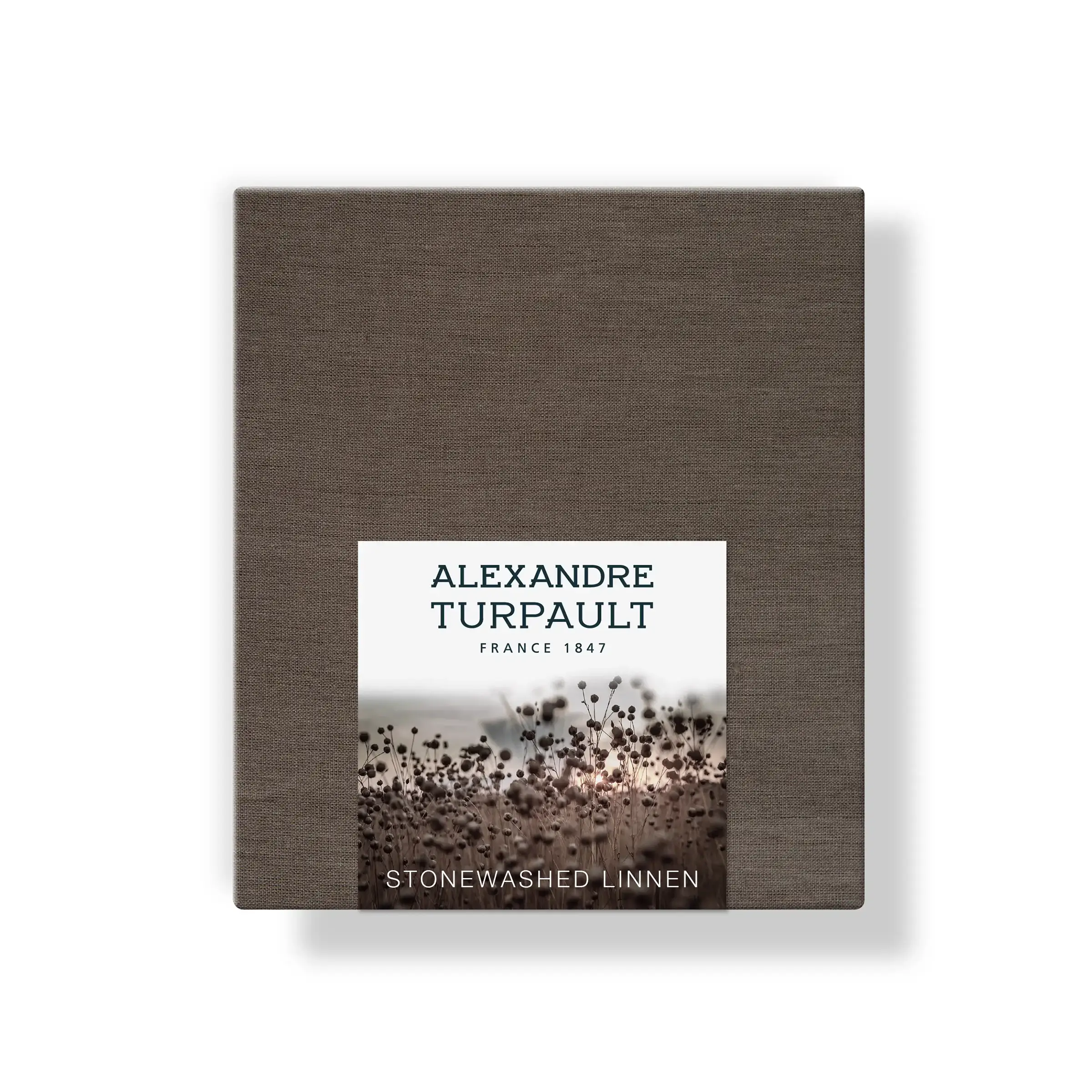 Alexandre Turpault Kussensloop Nouvelle Vague Stonewashed Linnen Reed Brown Alexandre Turpault Kussensloop Nouvelle Vague Stonewashed Linnen Reed Brown