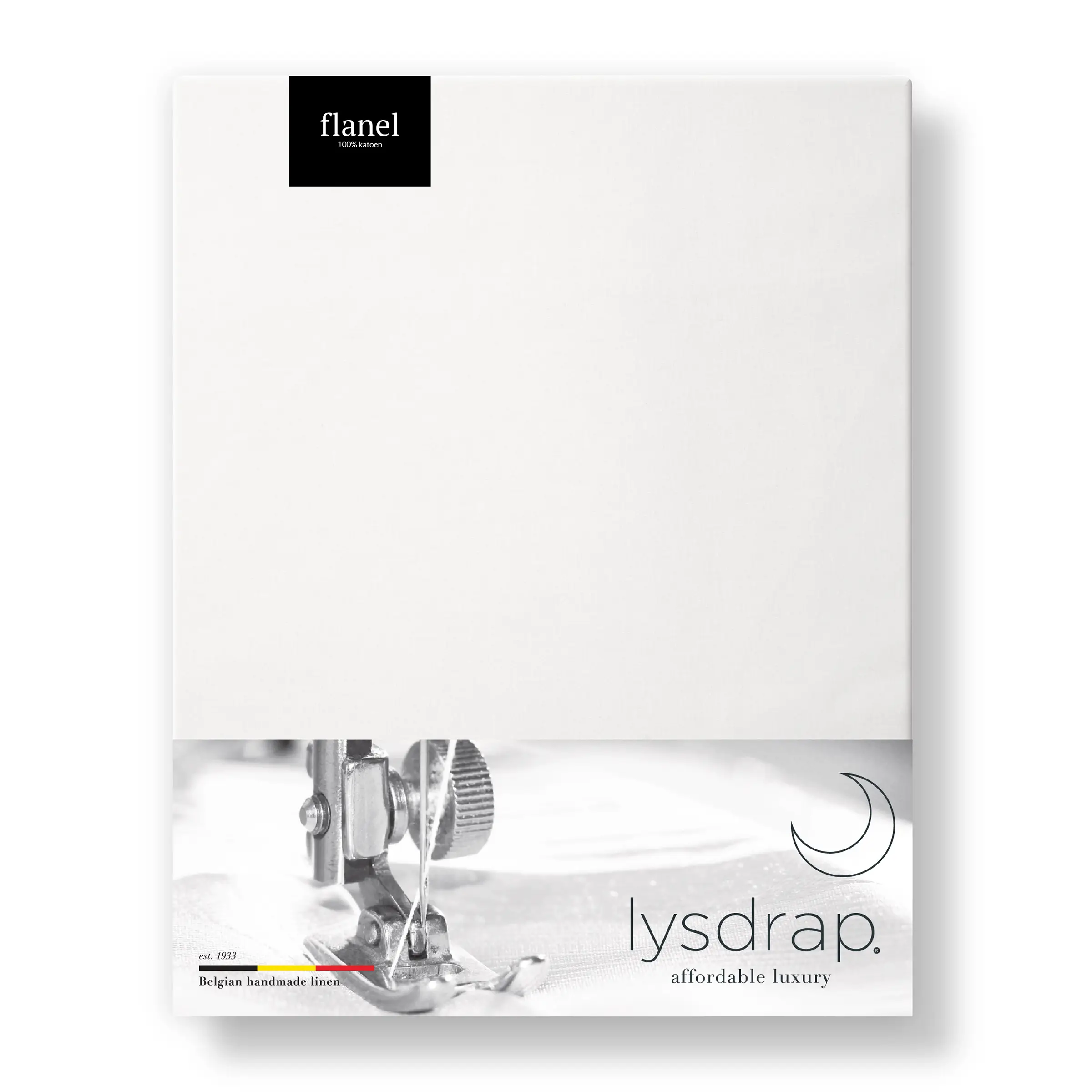 Lysdrap Laken Virgo Flanel 140 gr/m2 Wit