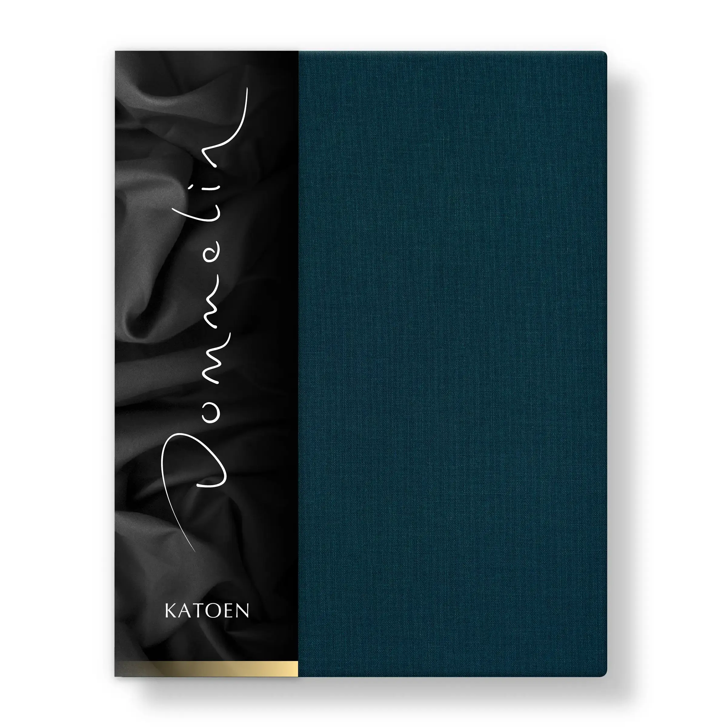 Dommelin Hoeslaken Hoge Hoek Katoen 180TC Petrol