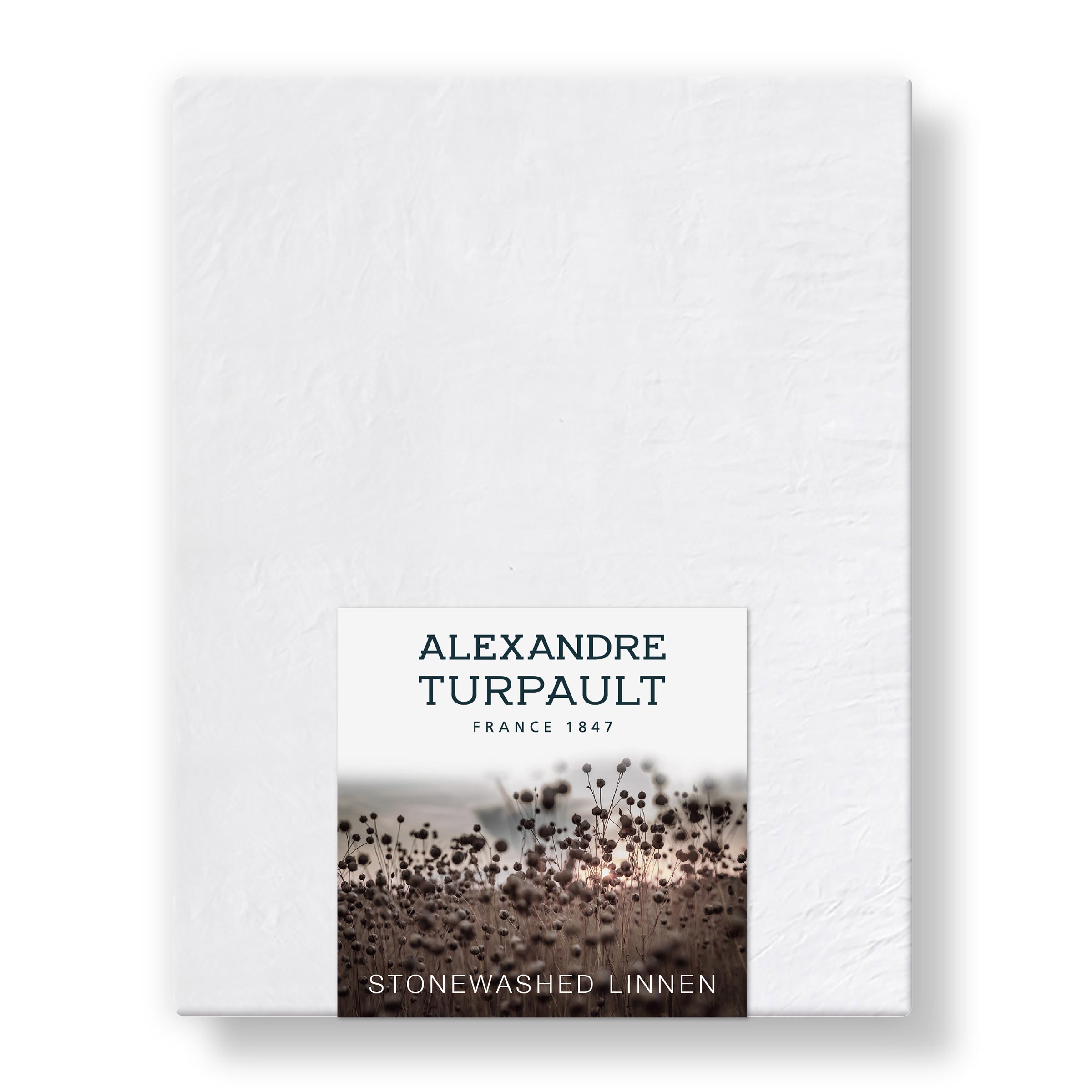 Alexandre Turpault Laken Nouvelle Vague Stonewashed Linnen Wit 270 x 300 cm Alexandre Turpault Laken Nouvelle Vague Stonewashed Linnen Wit 270 x 300 cm