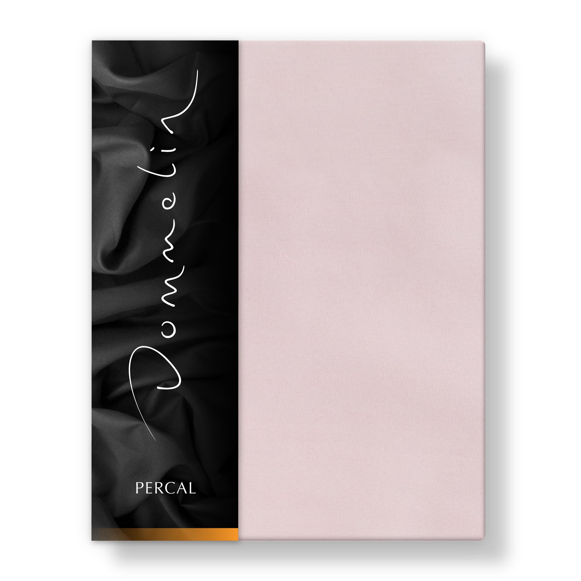 Dommelin Dubbel Split Hoeslaken Hoge Hoek Percal 200TC Lichtroze