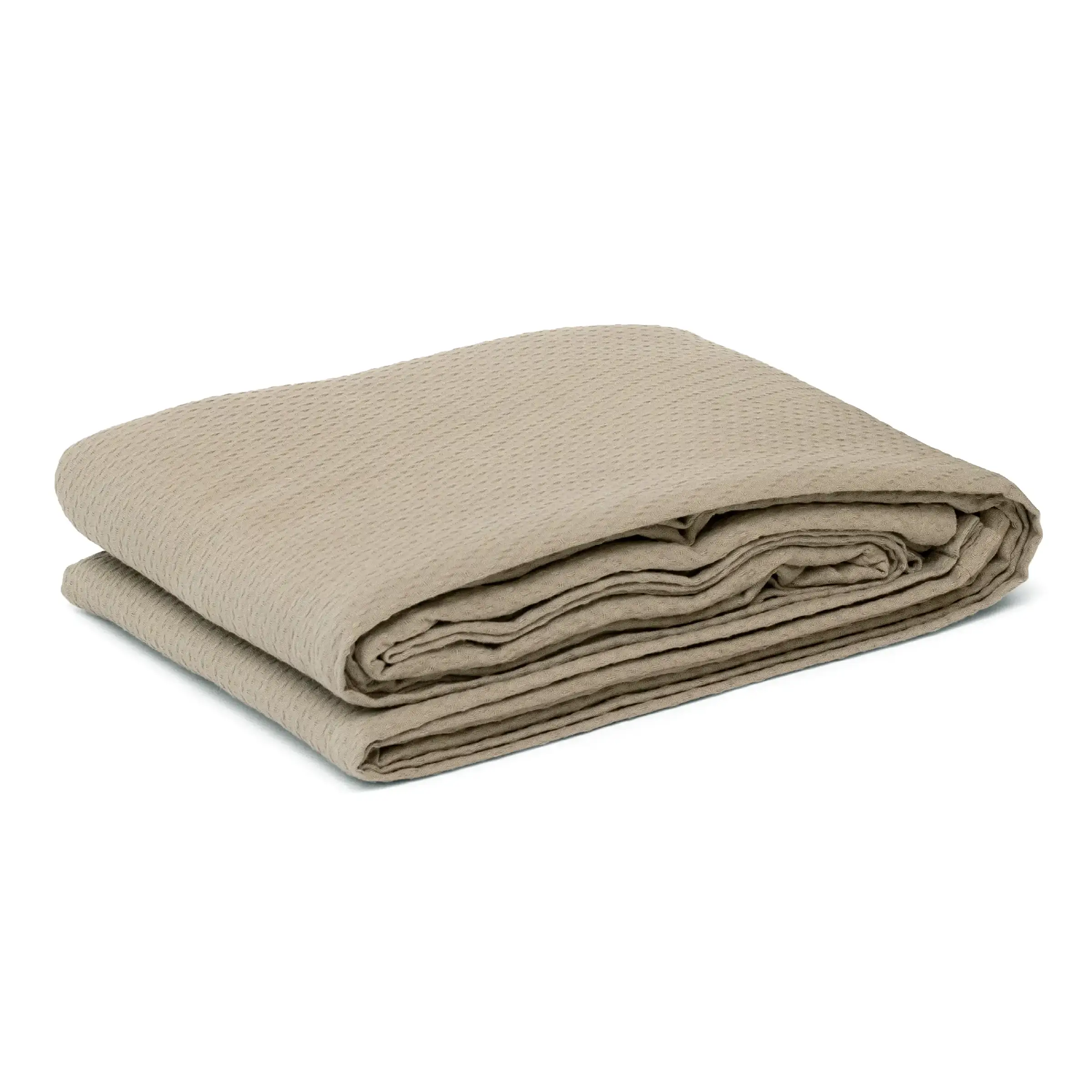 Dommelin Sprei Liva Katoen Kaki   Dommelin Sprei Liva Katoen Kaki