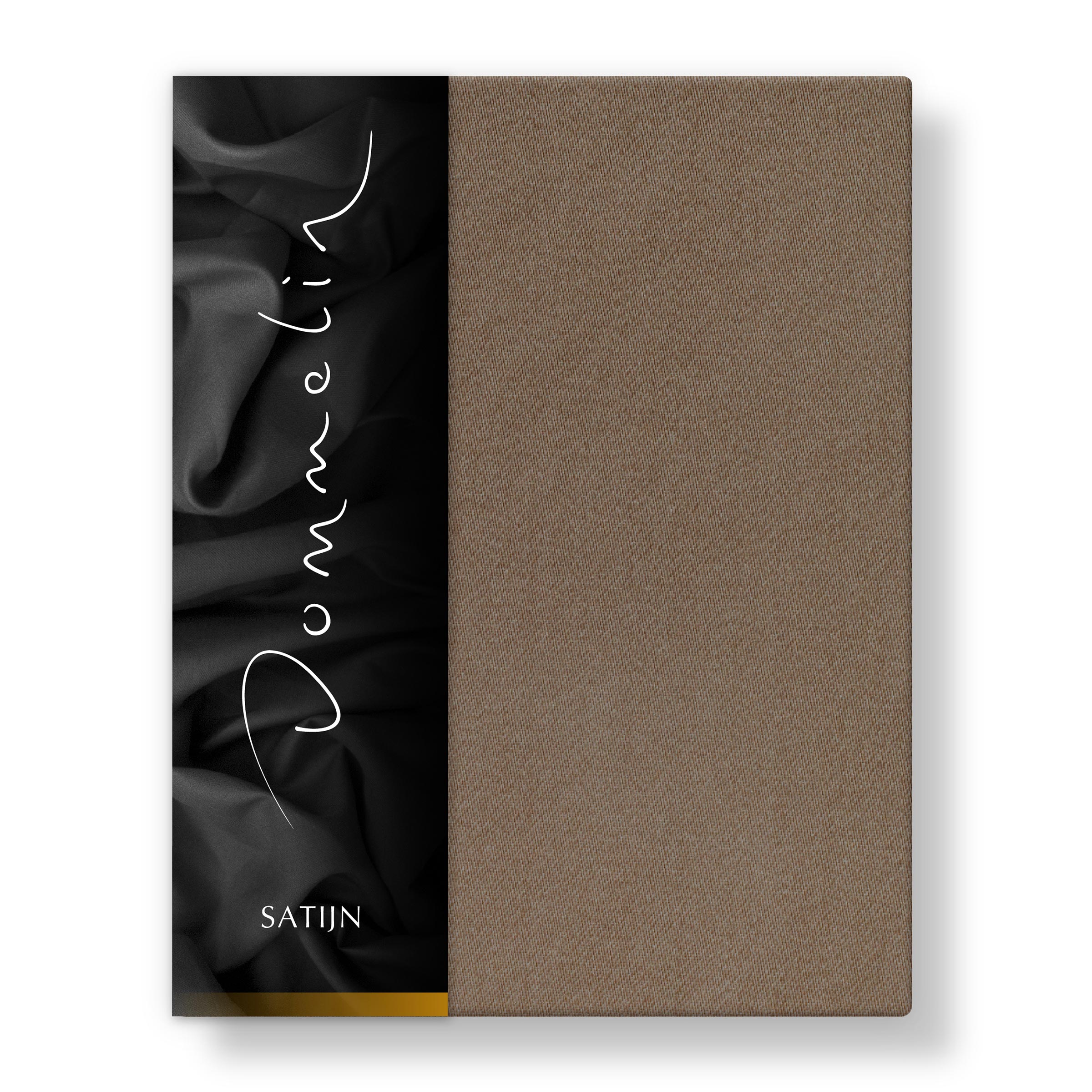 Dommelin Split Topper Hoeslaken Satijn 300TC Cappuccino