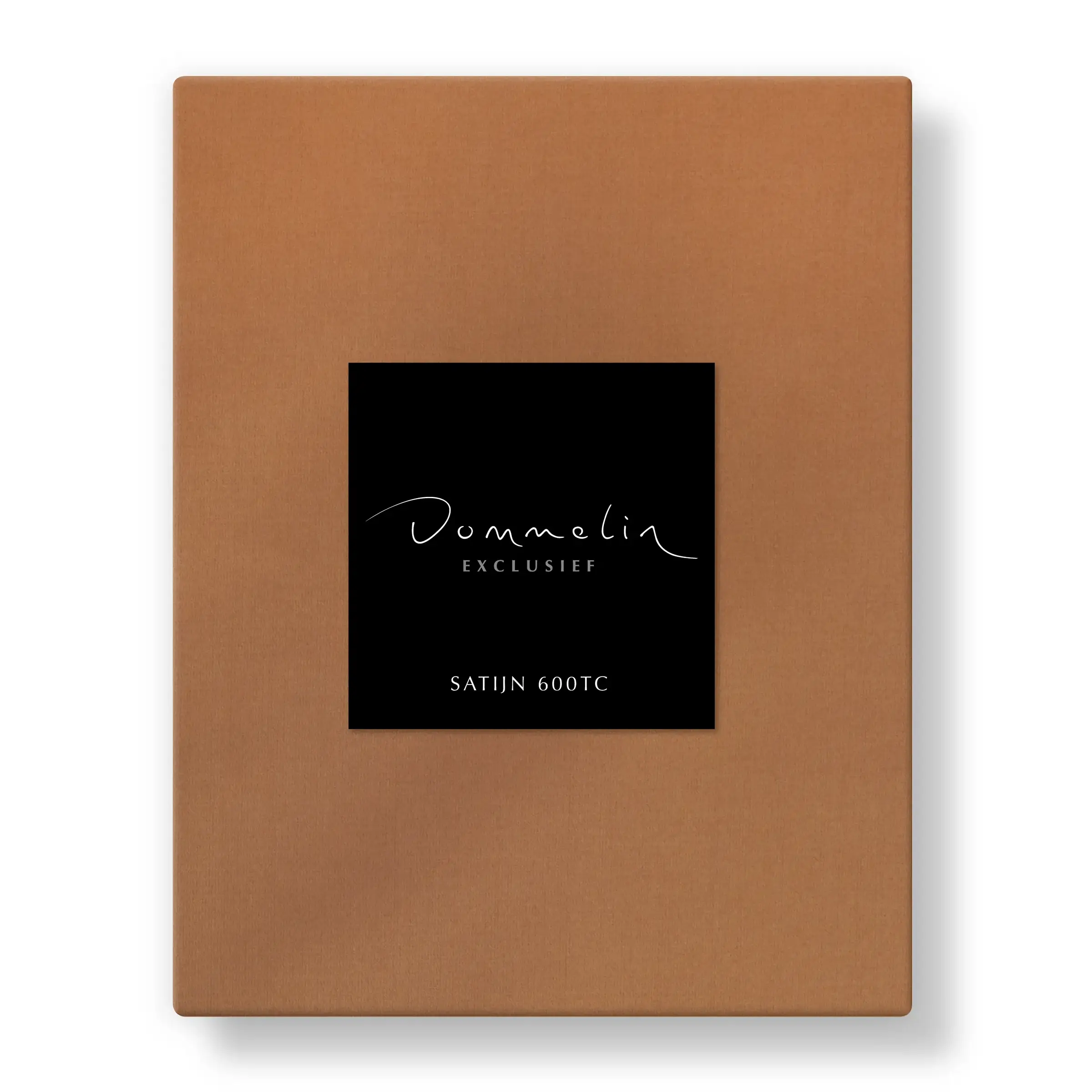 Dommelin Dubbel Split Topper Hoeslaken Satijn 600TC Cognac Dommelin Dubbel Split Topper Hoeslaken Satijn 600TC Cognac