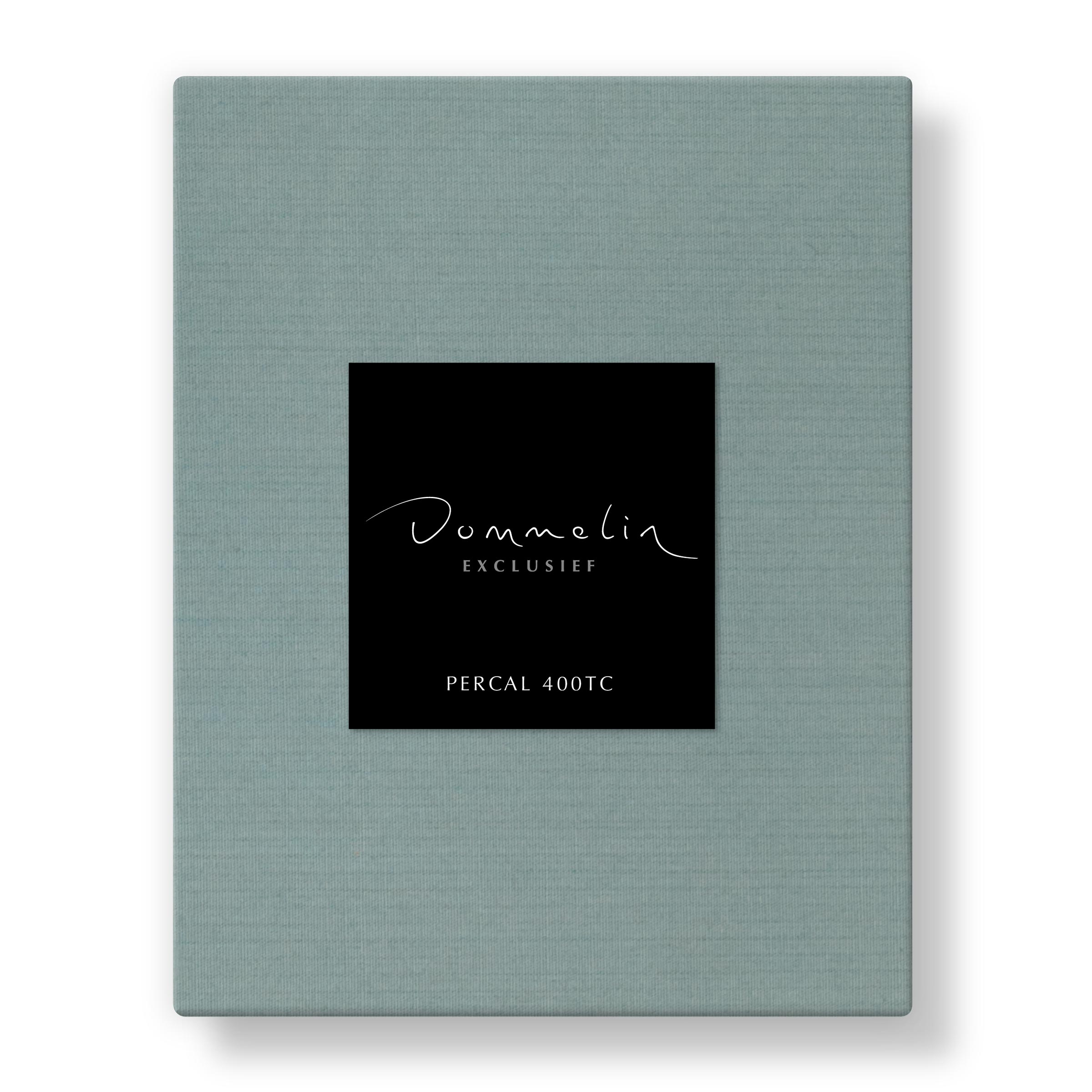 Dommelin Split Hoeslaken Hoge Hoek Percal 400TC Jade