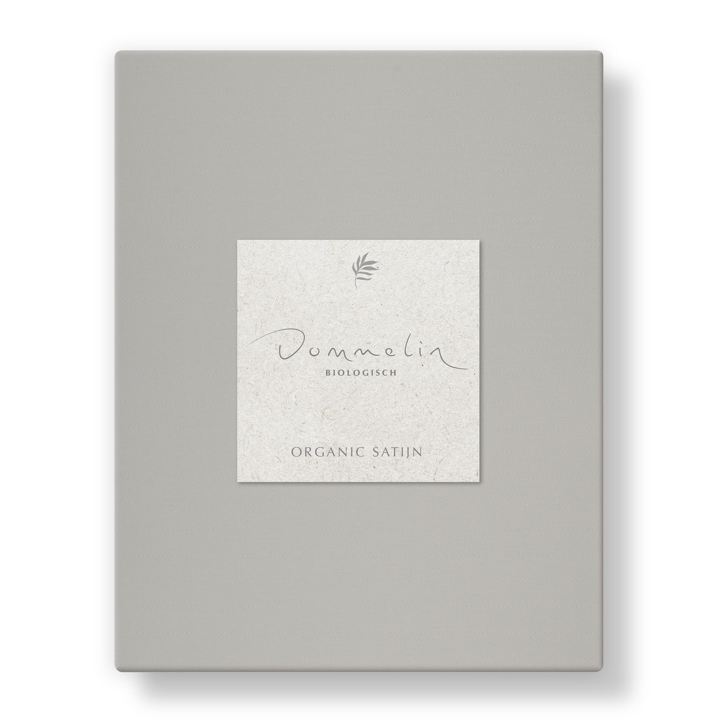 Dommelin Split Hoeslaken Organic Satijn 300TC Platinum