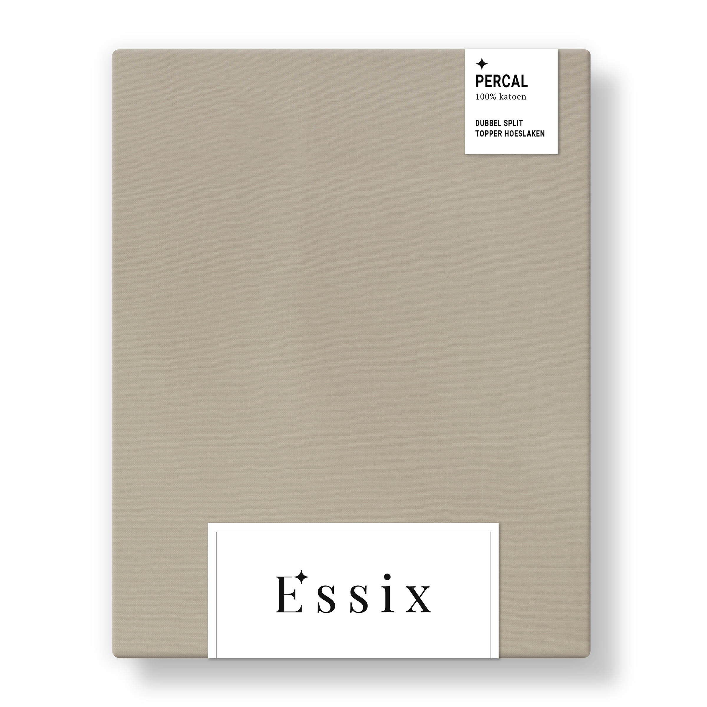 Essix Dubbel Split Topper Hoeslaken Premiere Percal Lin